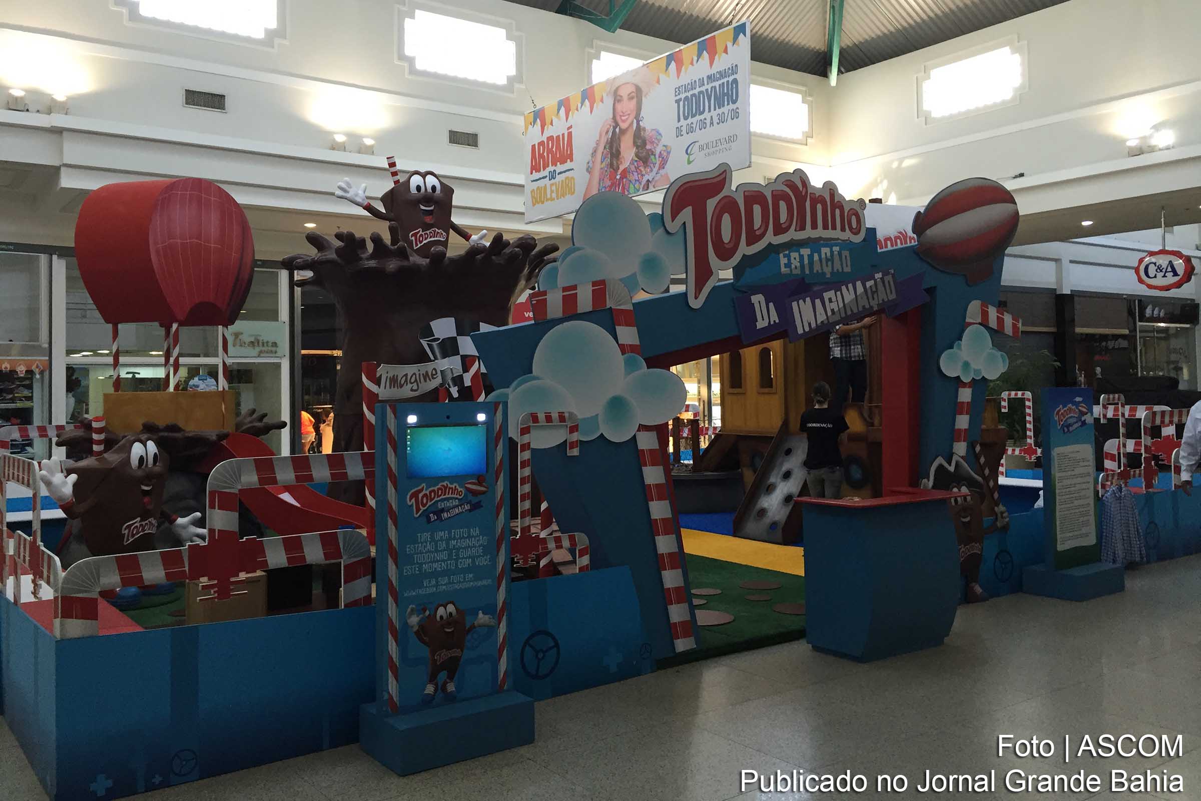 Parque temático é instalado no Boulevard Shopping de Feira de Santana.