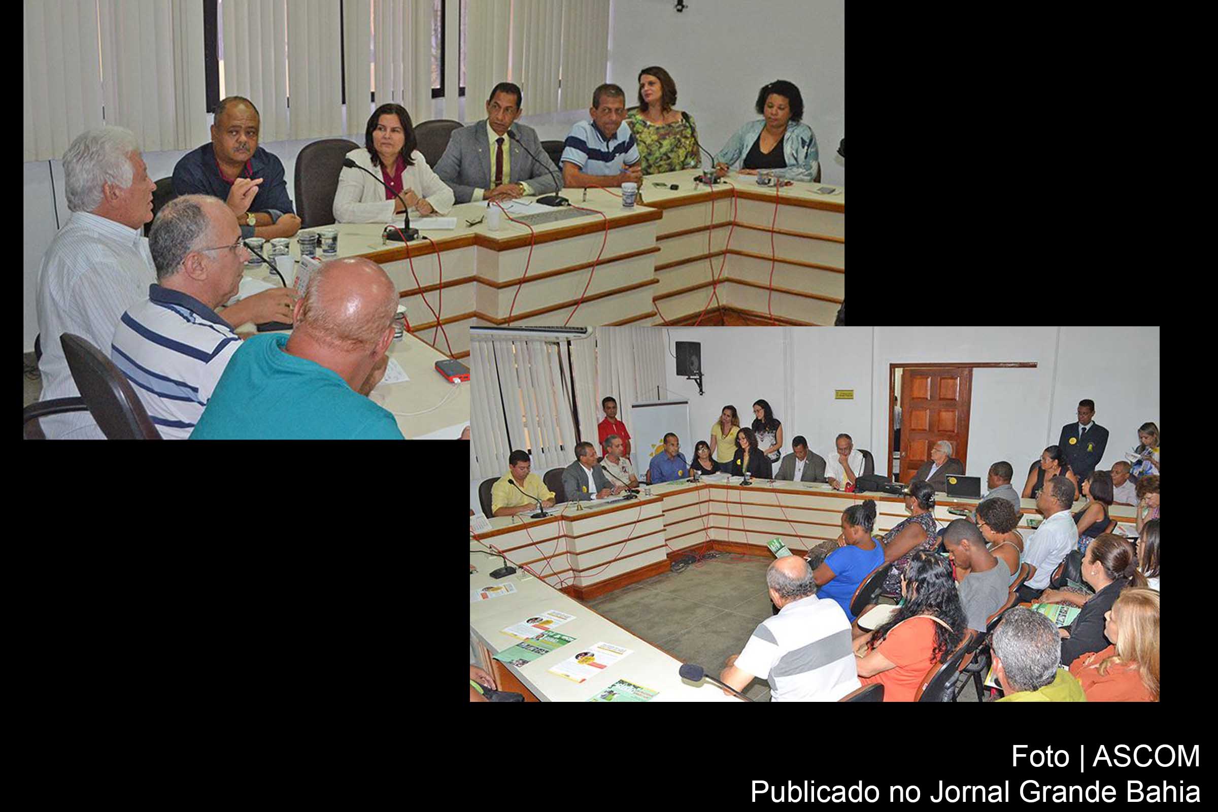 Vereadores durante sessão da Câmara Municipal de Itabuna.