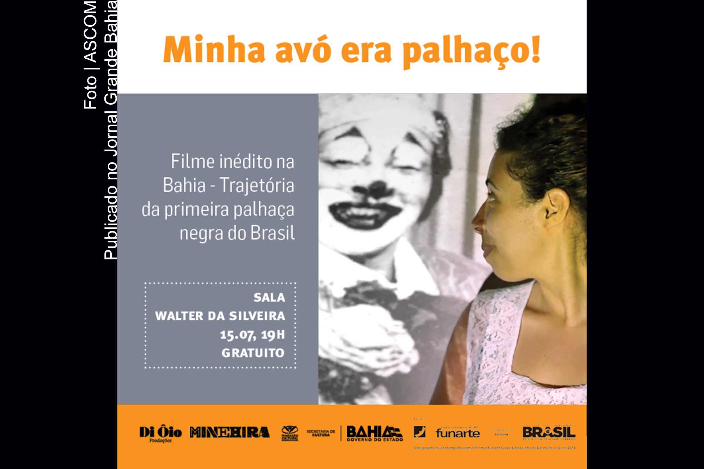 Cartaz do Filme 'Minha Avó era Palhaço'.