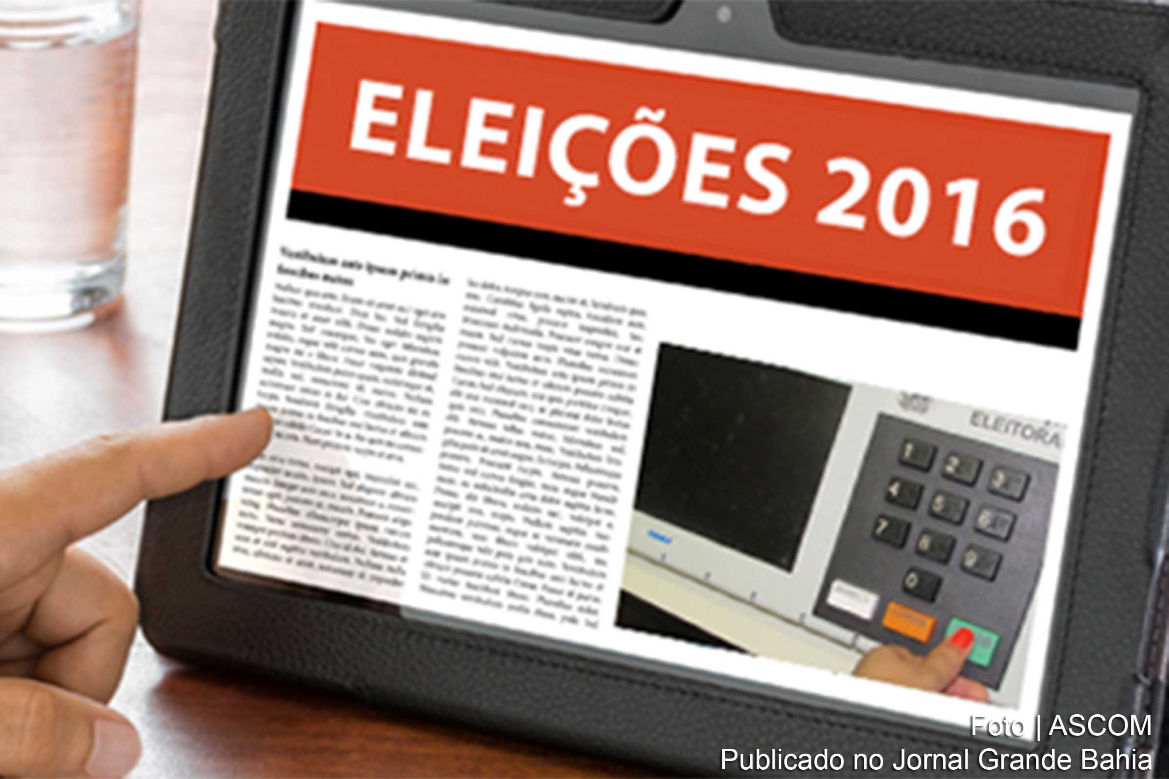 A partir do dia 16 de agosto de 2016 a propaganda eleitoral estará liberada, inclusive na internet.