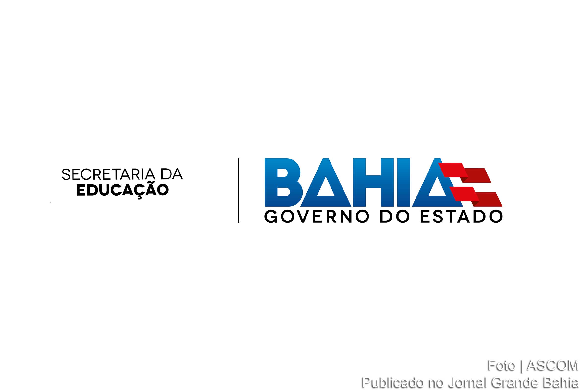 Logomarca da Secretaria da Educação do Estado da Bahia – Governo Rui Costa – 2015 a 2019.