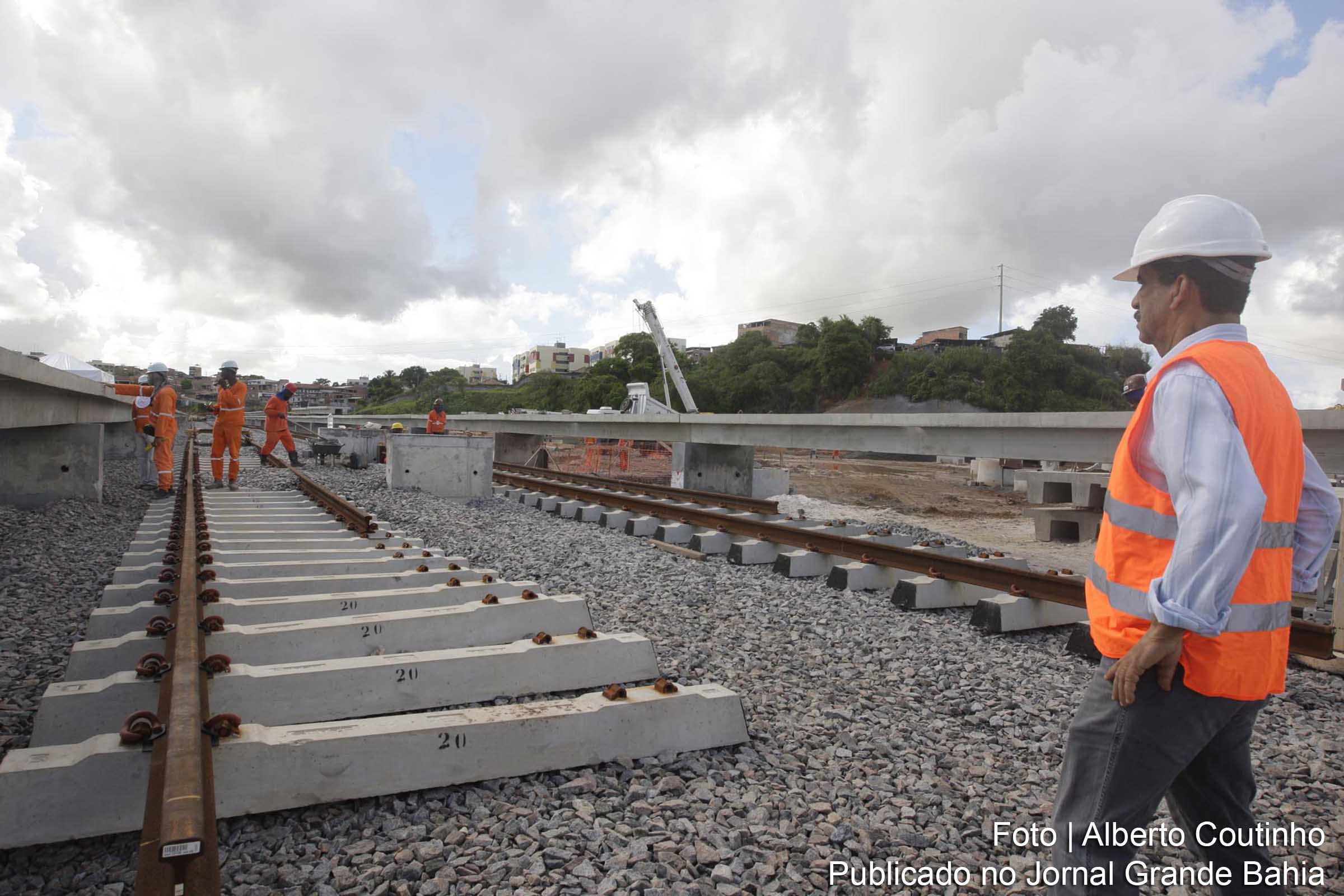 Morosidade da Prefeitura de Salvador prejudica ritimo das obras do metrô