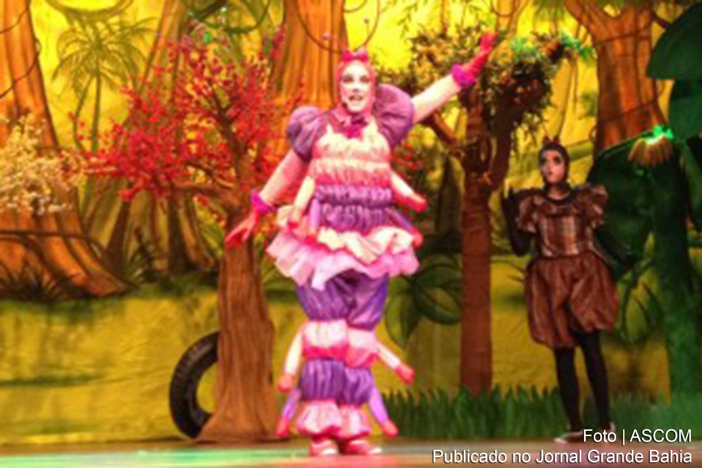 Cena do espetáculo 'A Centopeia que Sonhava'.