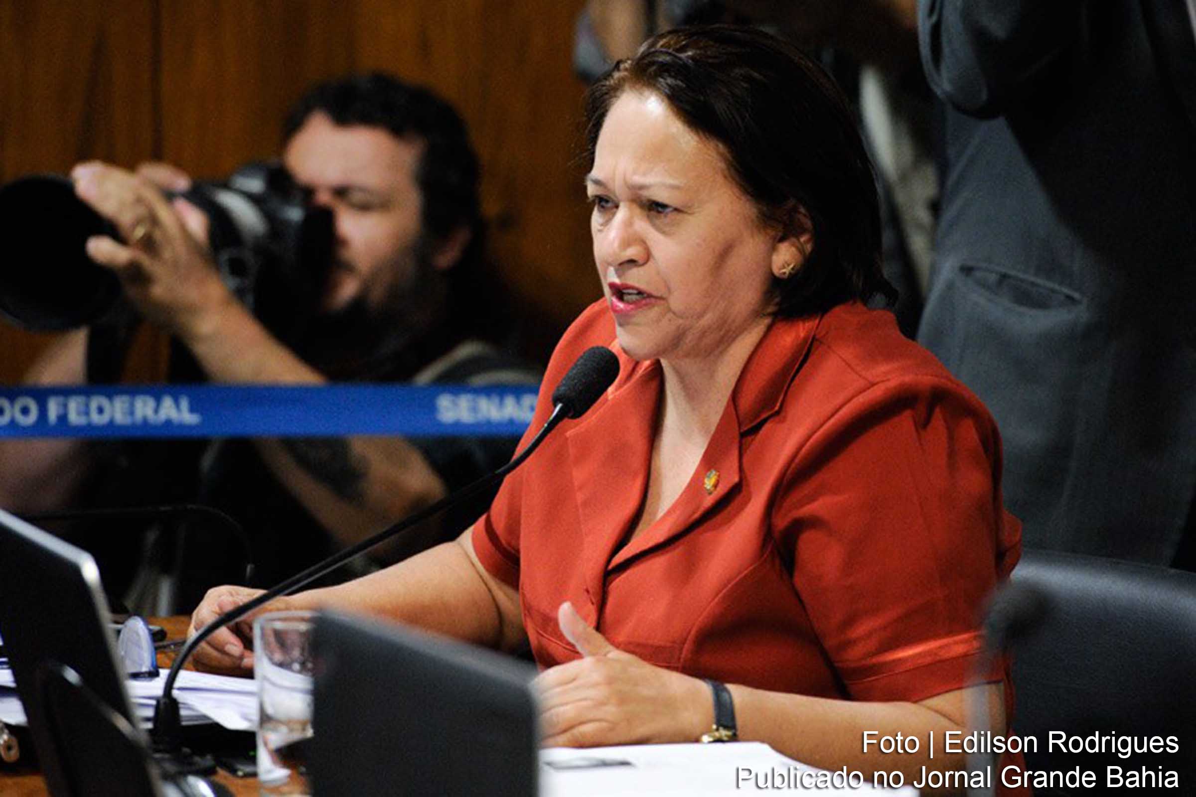 Senadora Fátima Bezerra (PT-RN).