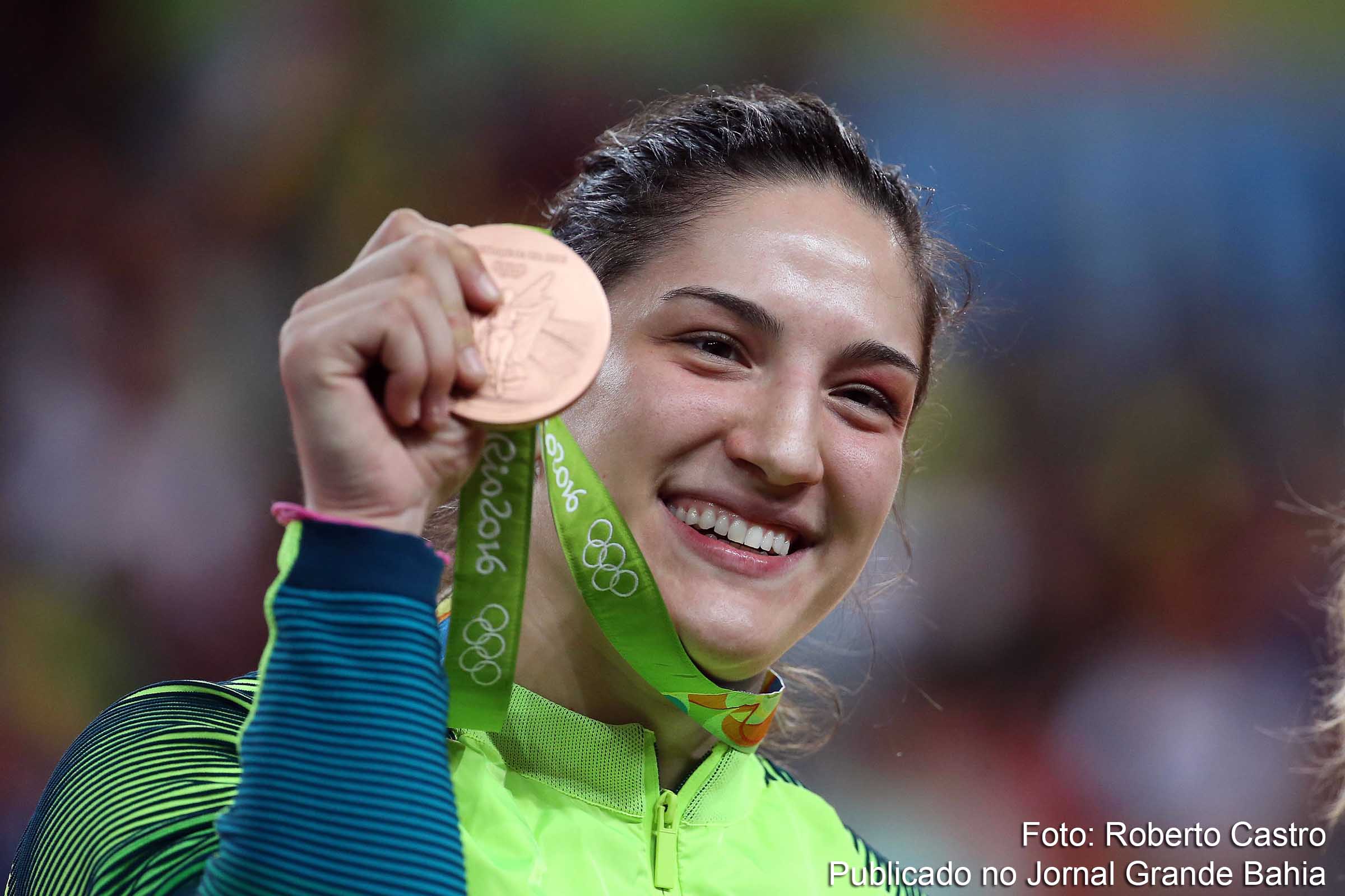 Mayra Aguiar ganhou sua segunda medalha de bronze em Olimpíadas.