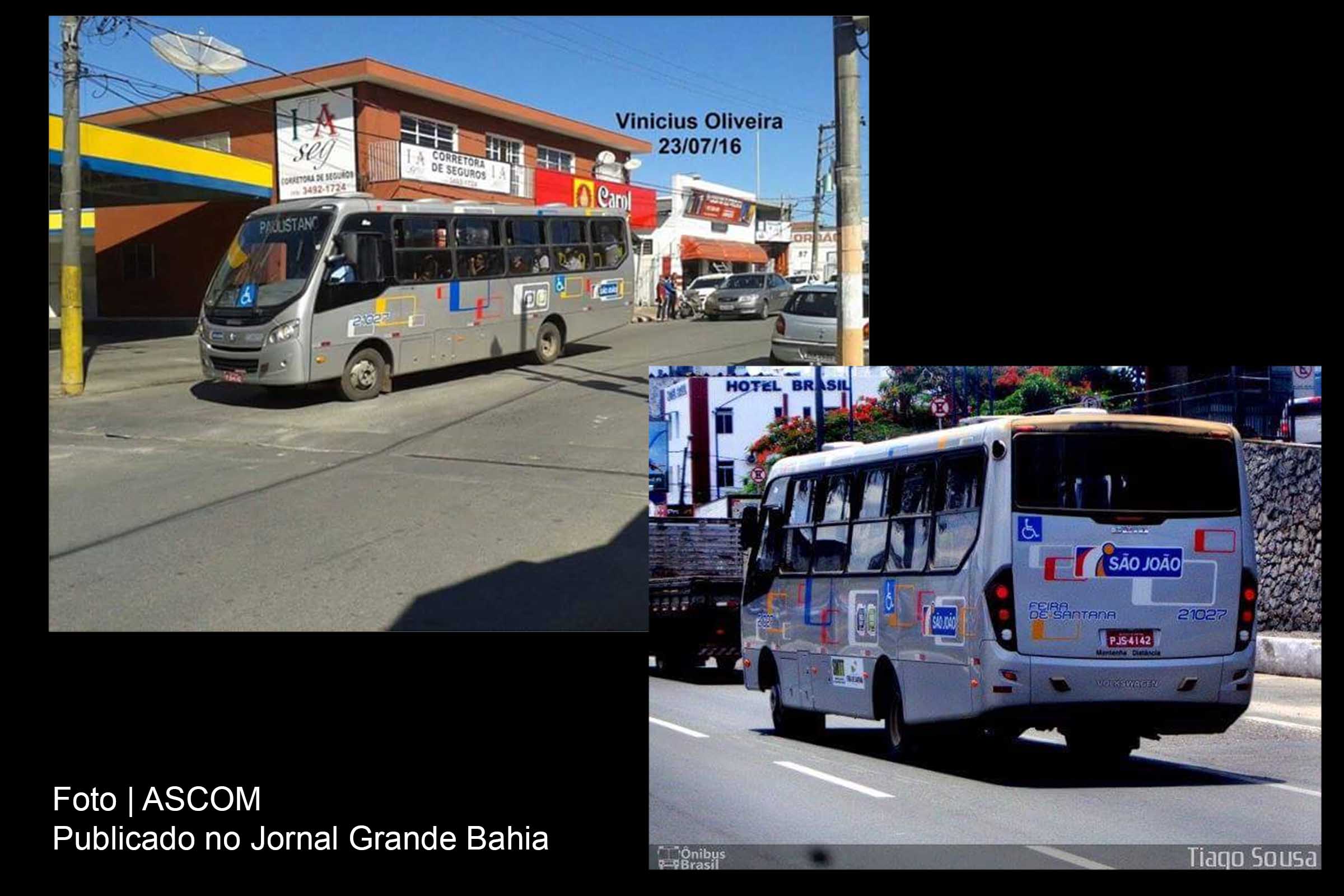 Vereador Alberto Nery diz que ônibus retirados da frota de transporte público de Feira de Santana estão em Sorocaba circulando