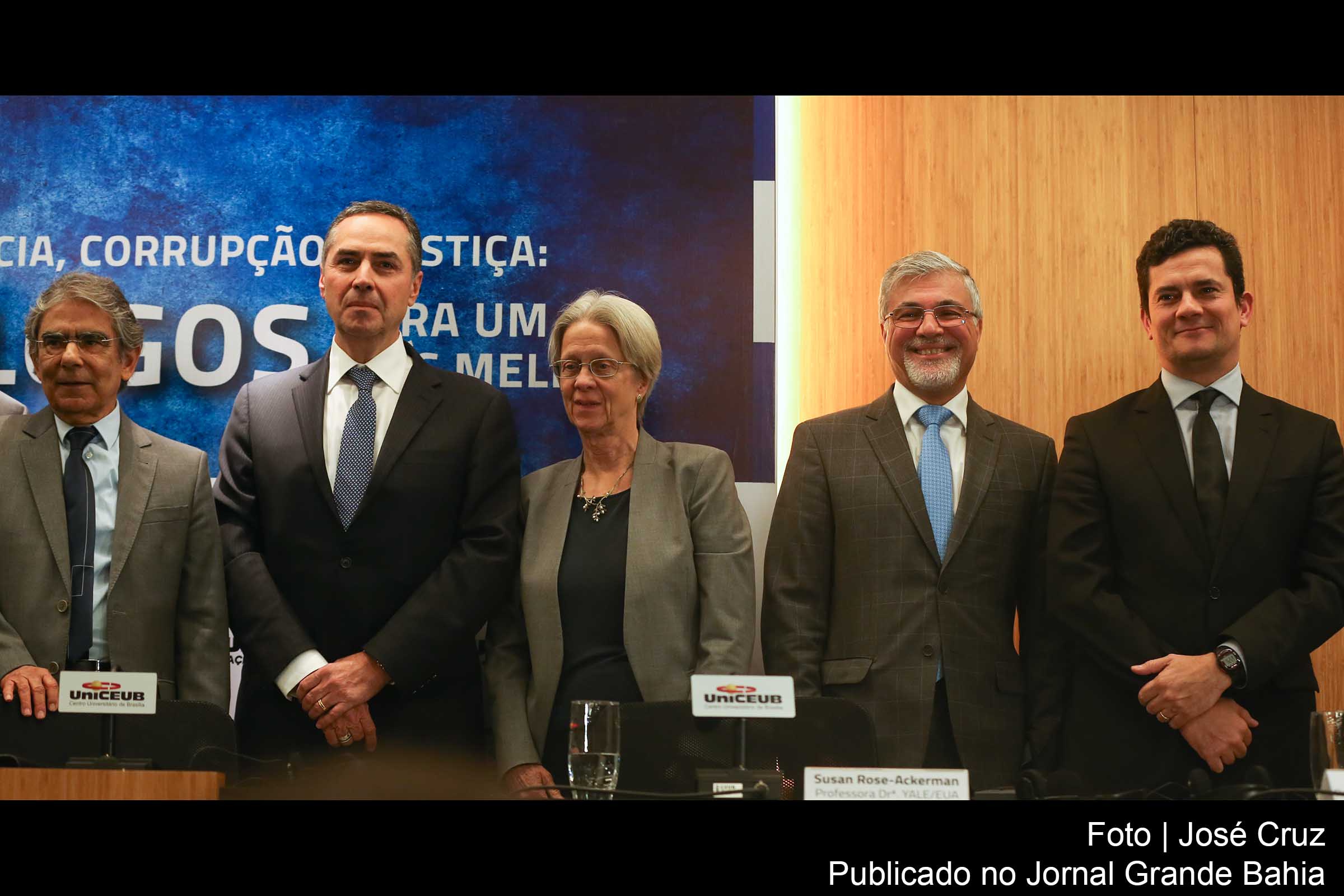 Palestra Democracia, Corrupção e Justiça, no UniCEUB.