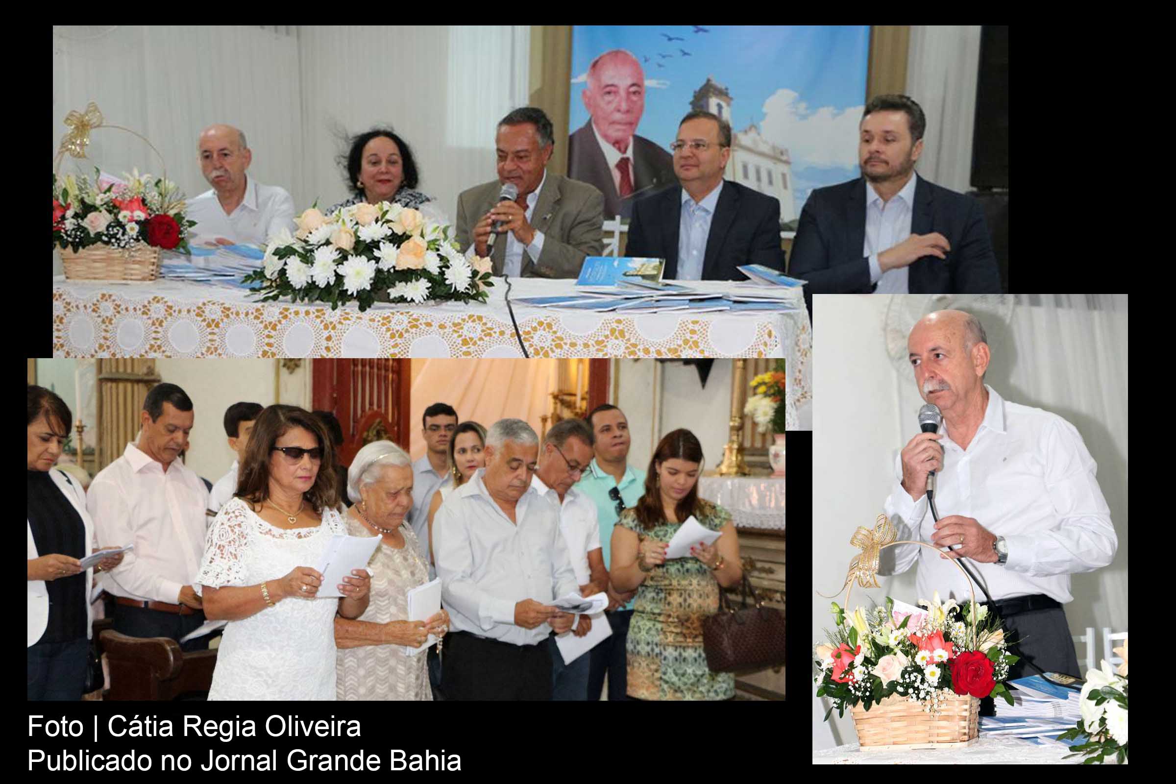Representantes dos Poderes Executivo e Judiciário da Bahia participam do evento em homenagem à memória de Silvino de Souza Caldas.