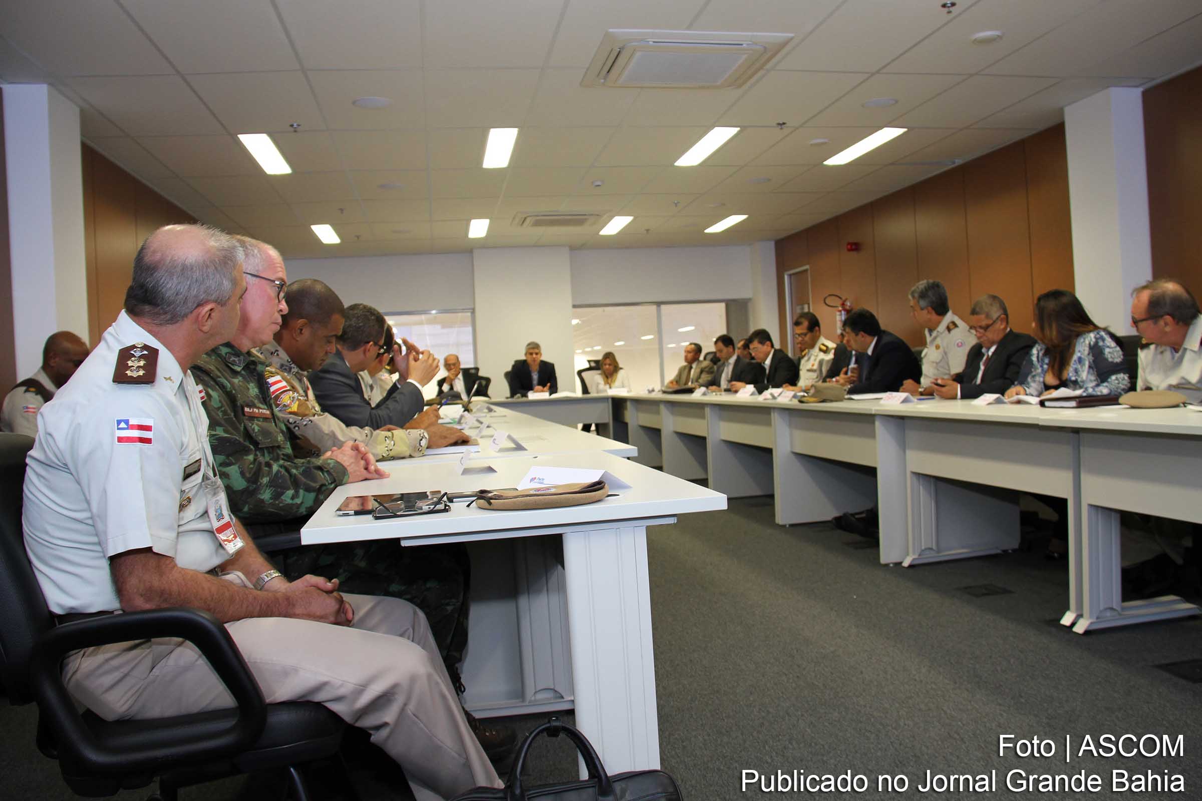 Reunião da Risp Chapada foi realizada no Centro de Operações da SSP.