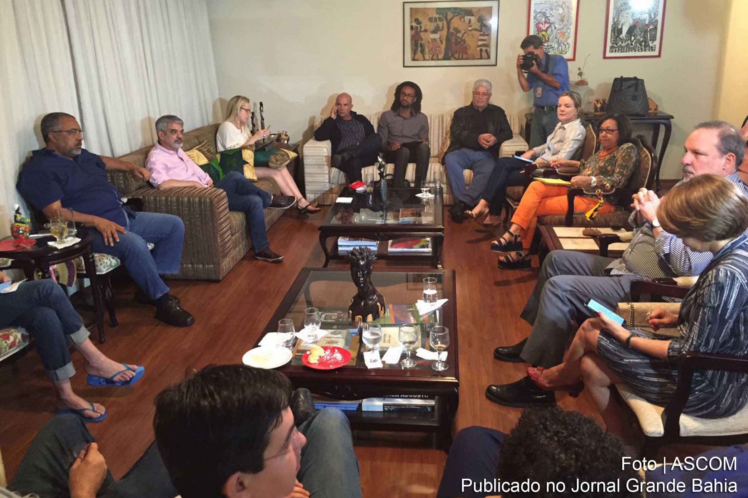 Senadores da base de apoio a presidente Dilma Rousseff.