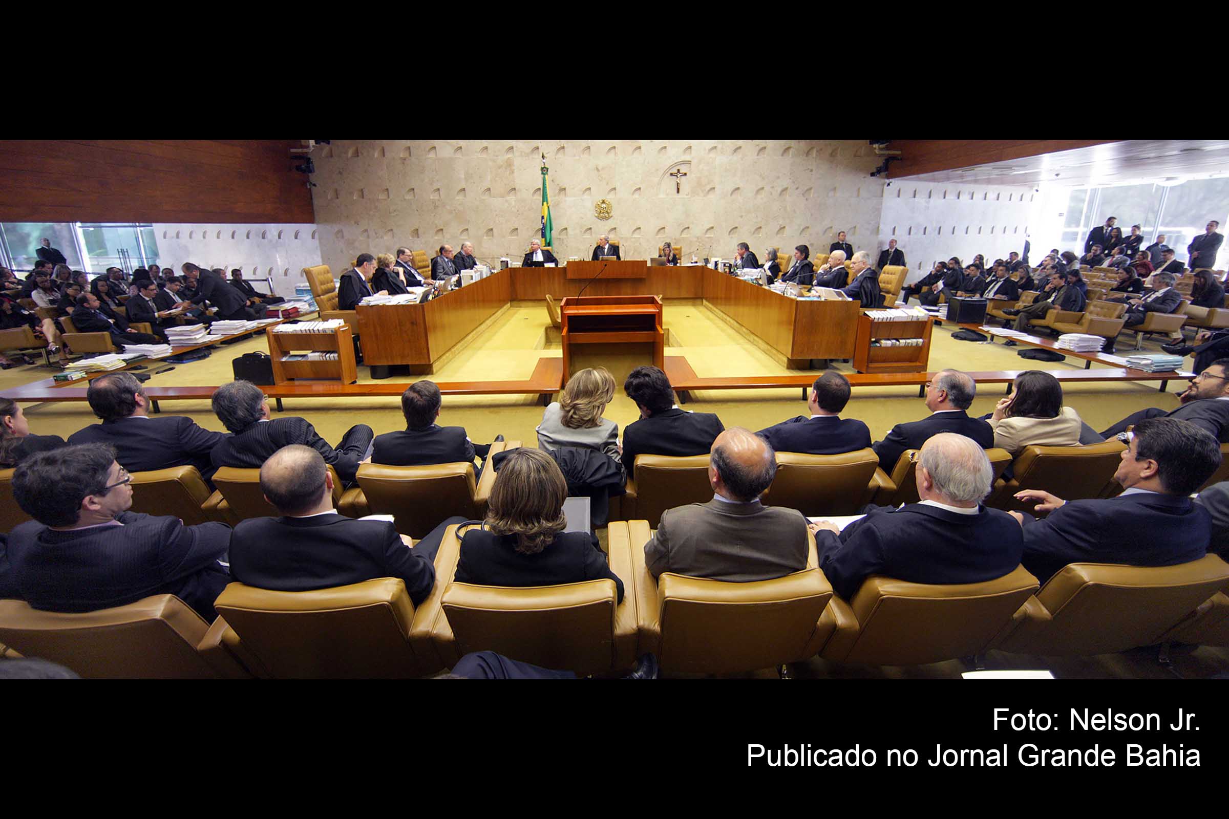 Sessão plenária do Supremo Tribunal Federal (STF).