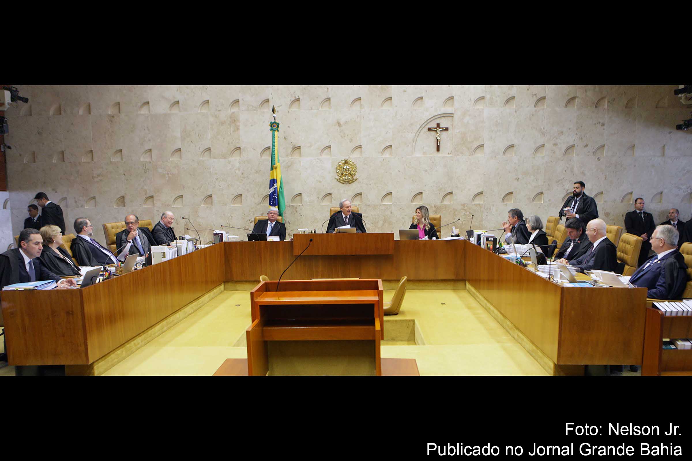 Sessão plenária do Supremo Tribunal Federal (STF).