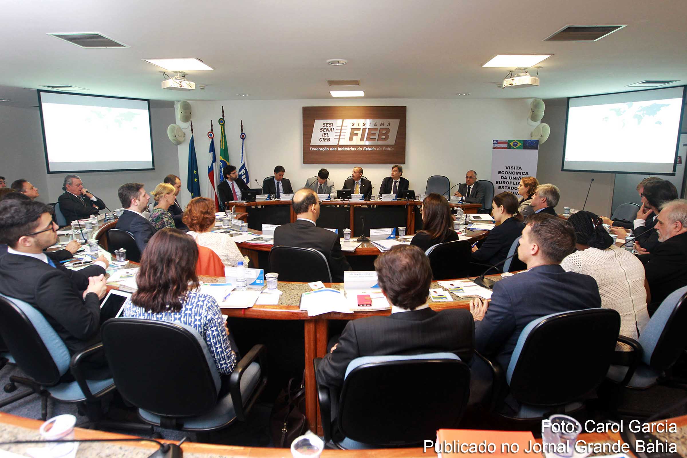 Delegação econômica da União Européia visita a Bahia e prospecta negócios.