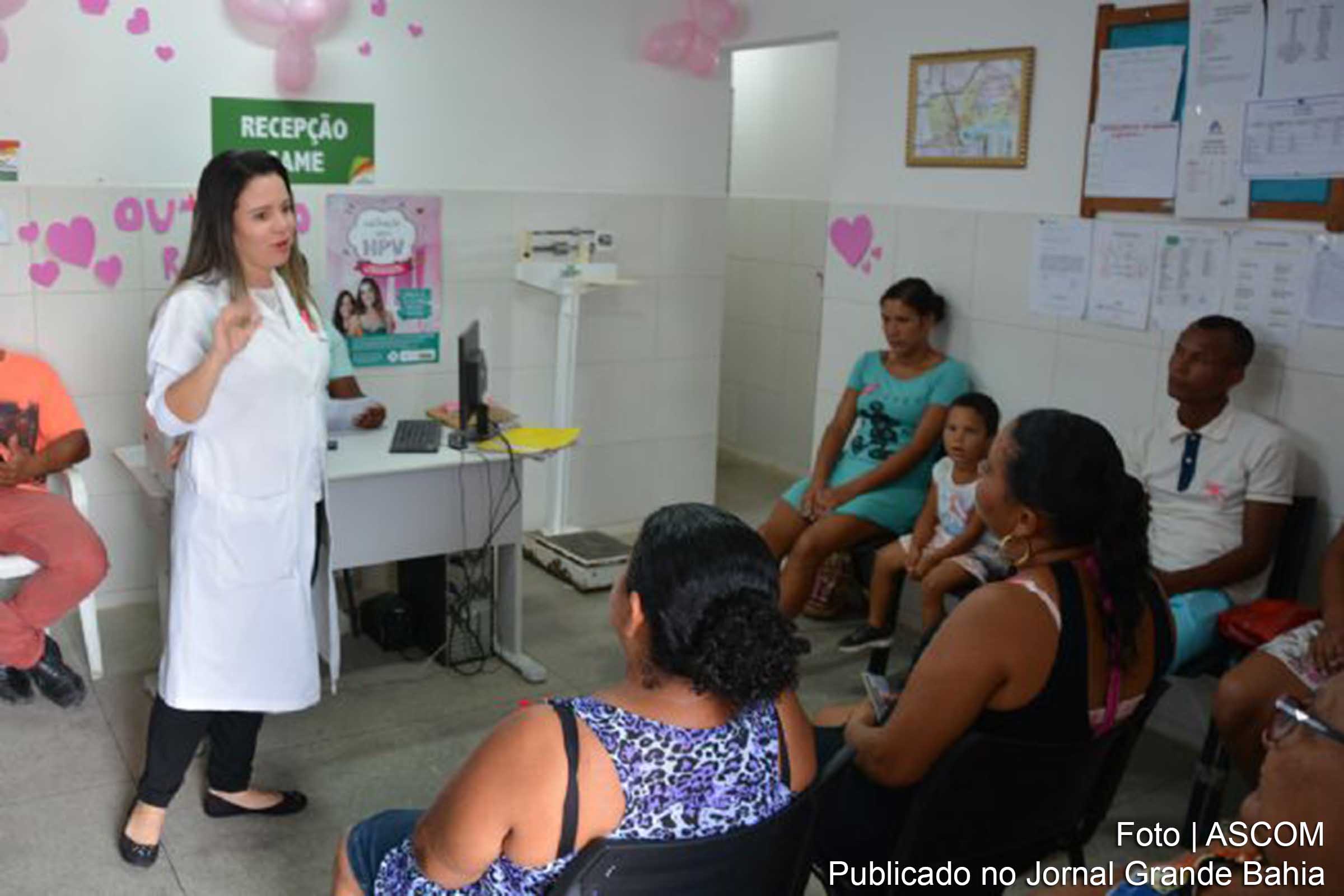 Ações do Outubro Rosa em Feira de Santana.