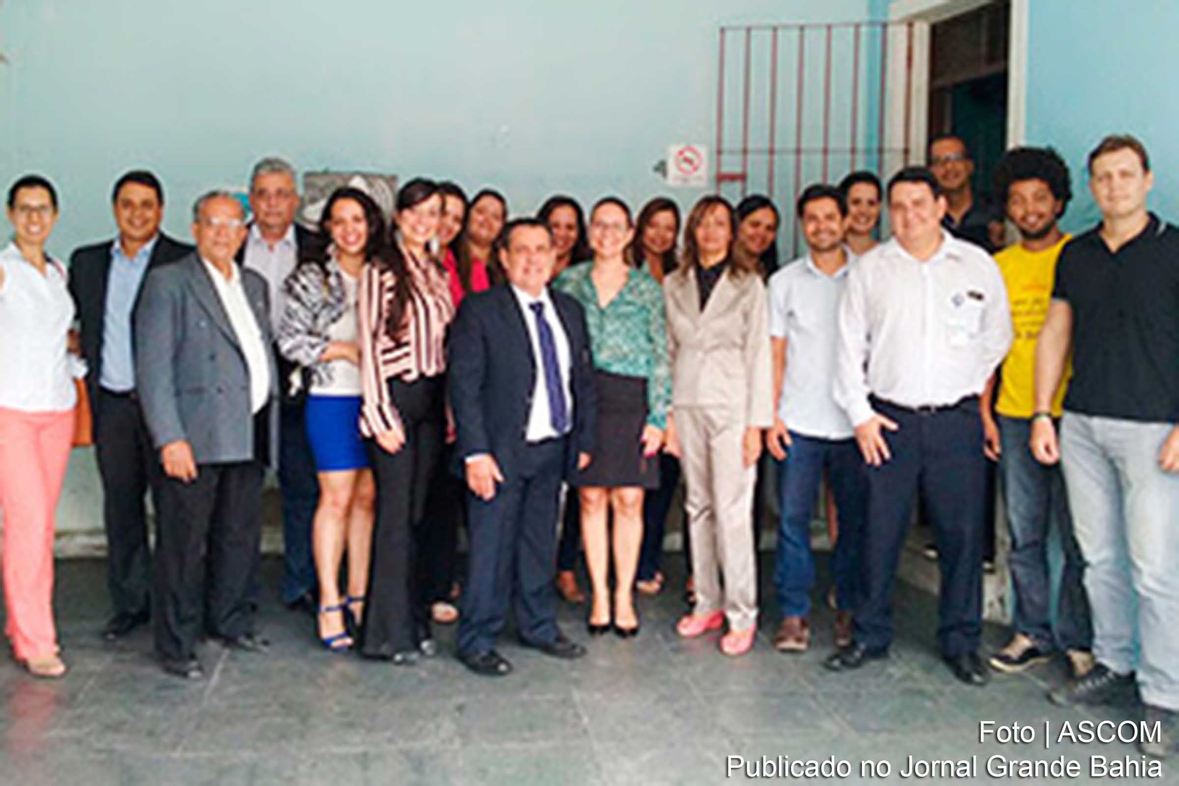 Equipe da comarca de Ipiaú, que ganhou a instalação da Vara do Sistema dos Juizados.