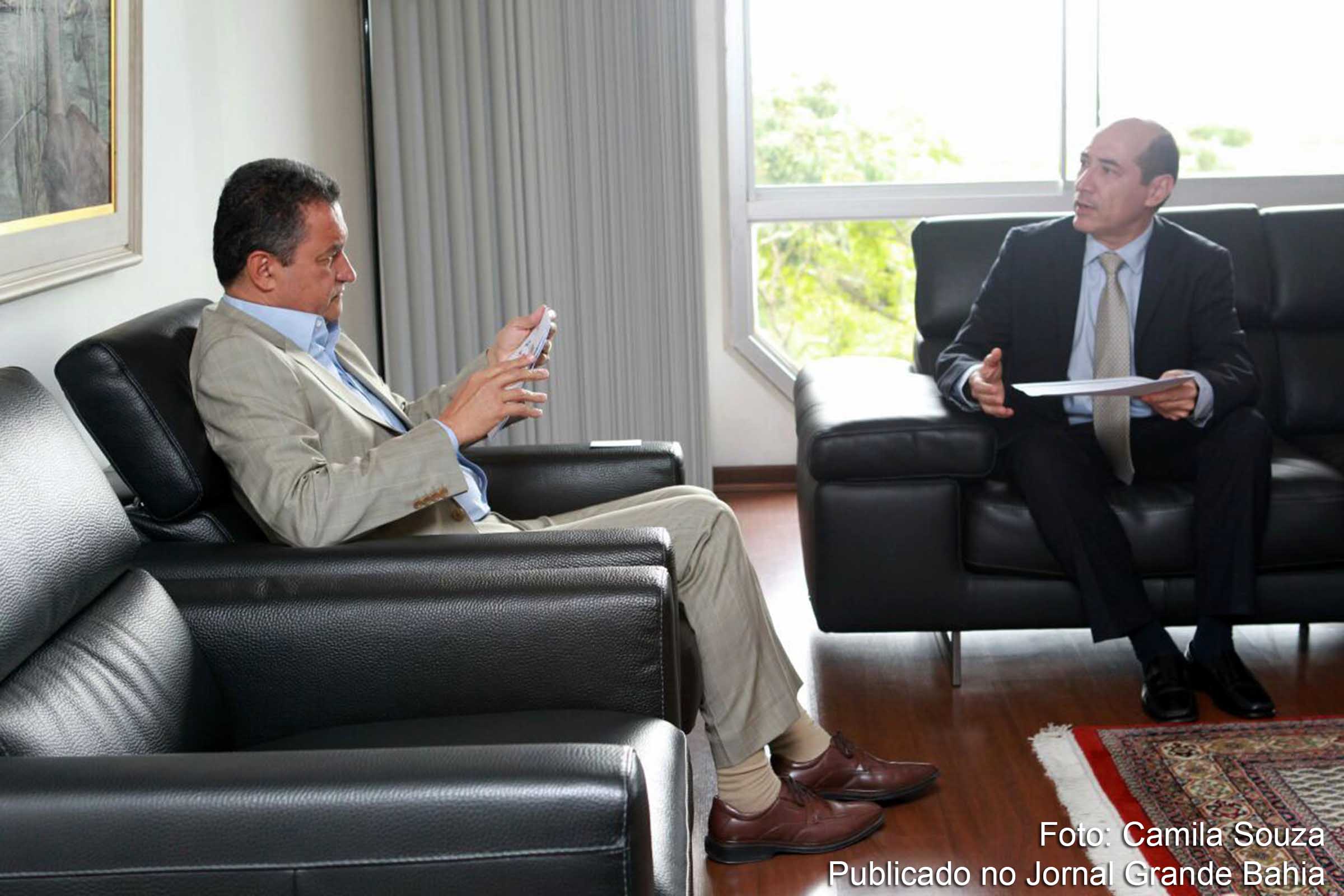 Governador Rui Costa se reúne com presidente da Kimberly-Clark, Sérgio Cruz.