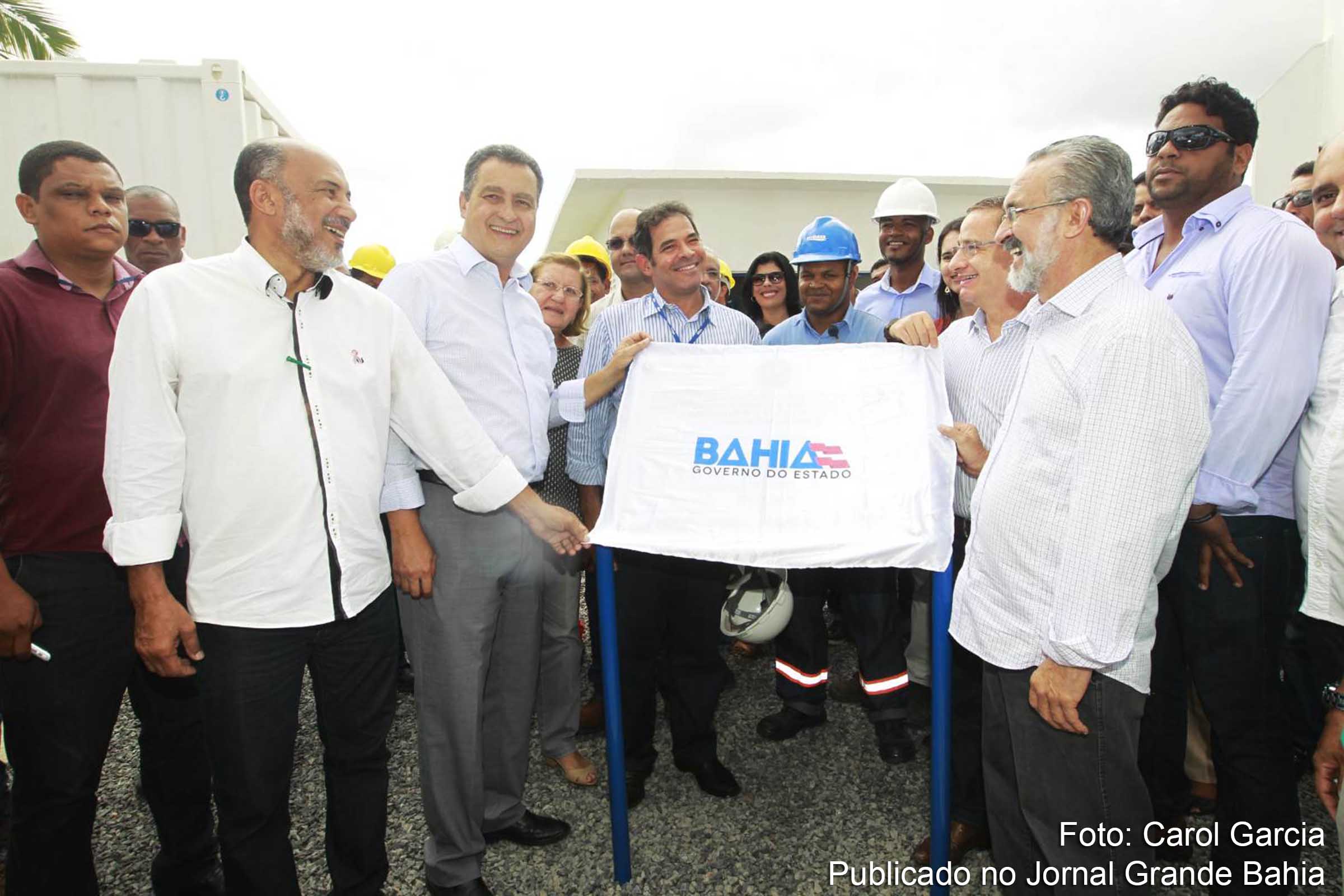 Governador Rui Costa inaugura a ampliação da 1ª Etapa do Sistema de Esgotamento Sanitário (SES), no município de Camaçari.