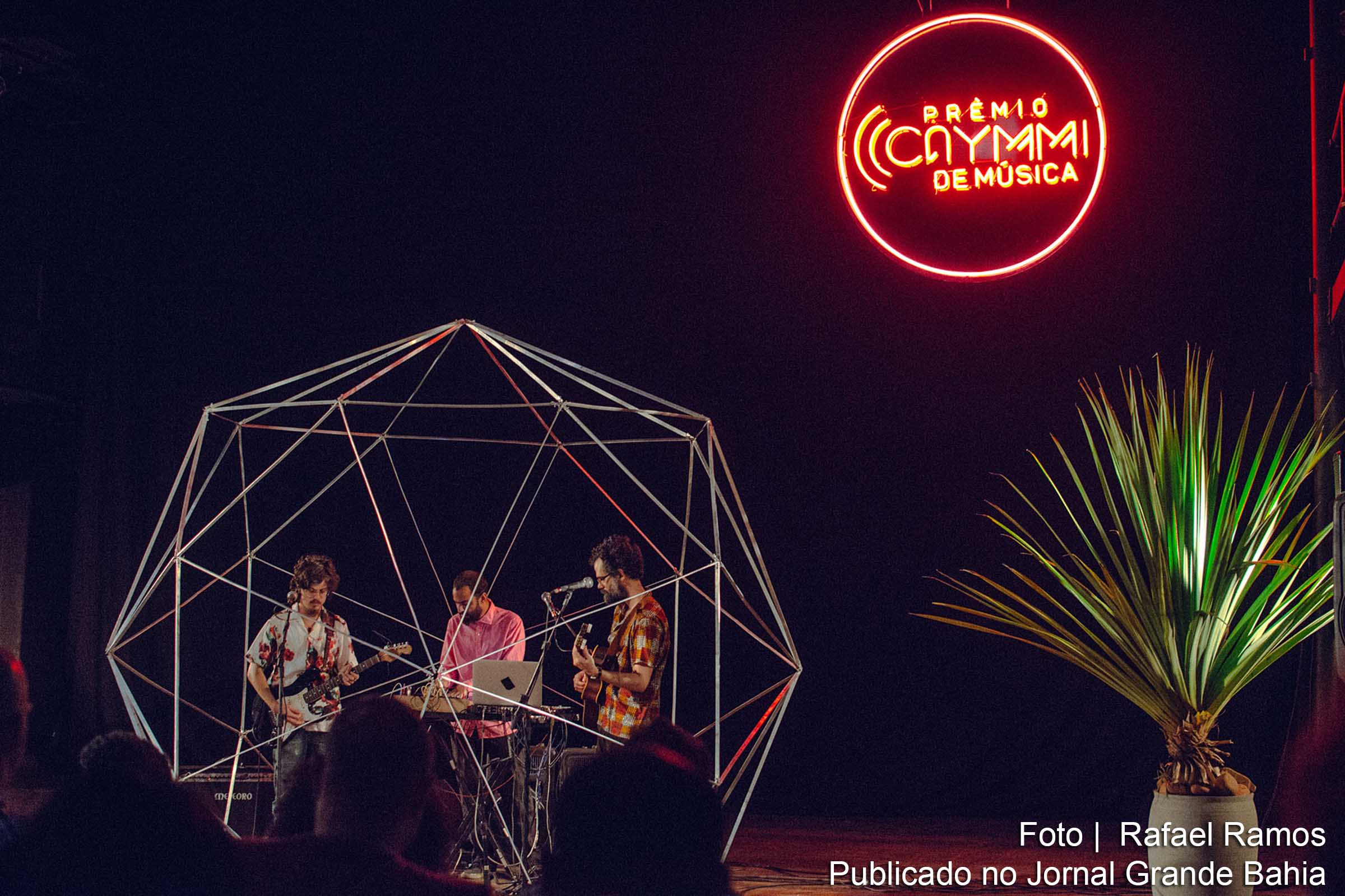 Cena do lançamento do Prêmio Caymmi.