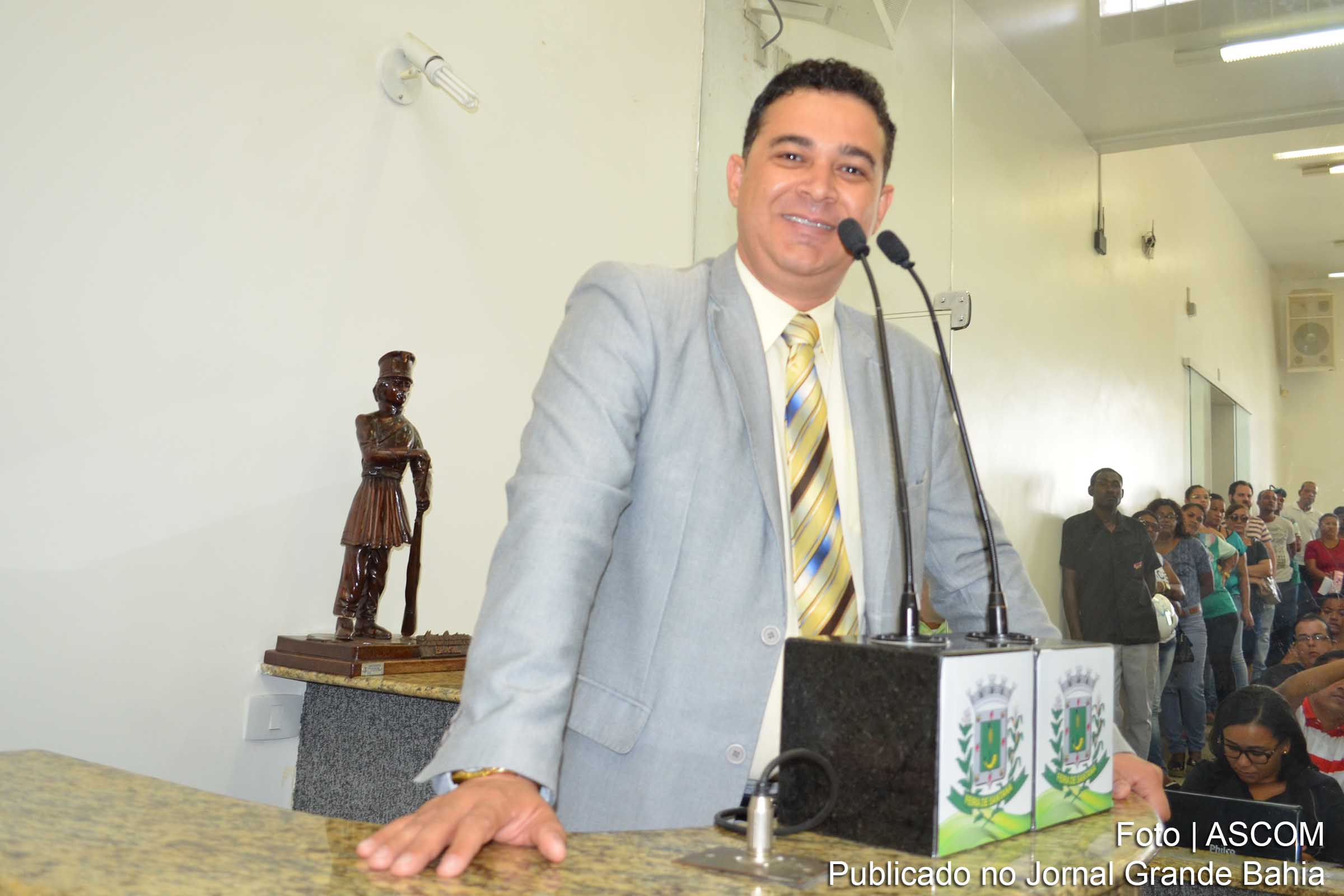 Marcos Lima: Vossa Excelência fez uma administração dentro desta Casa coerente, uma administração que tem honrado os compromissos com Feira de Santana.