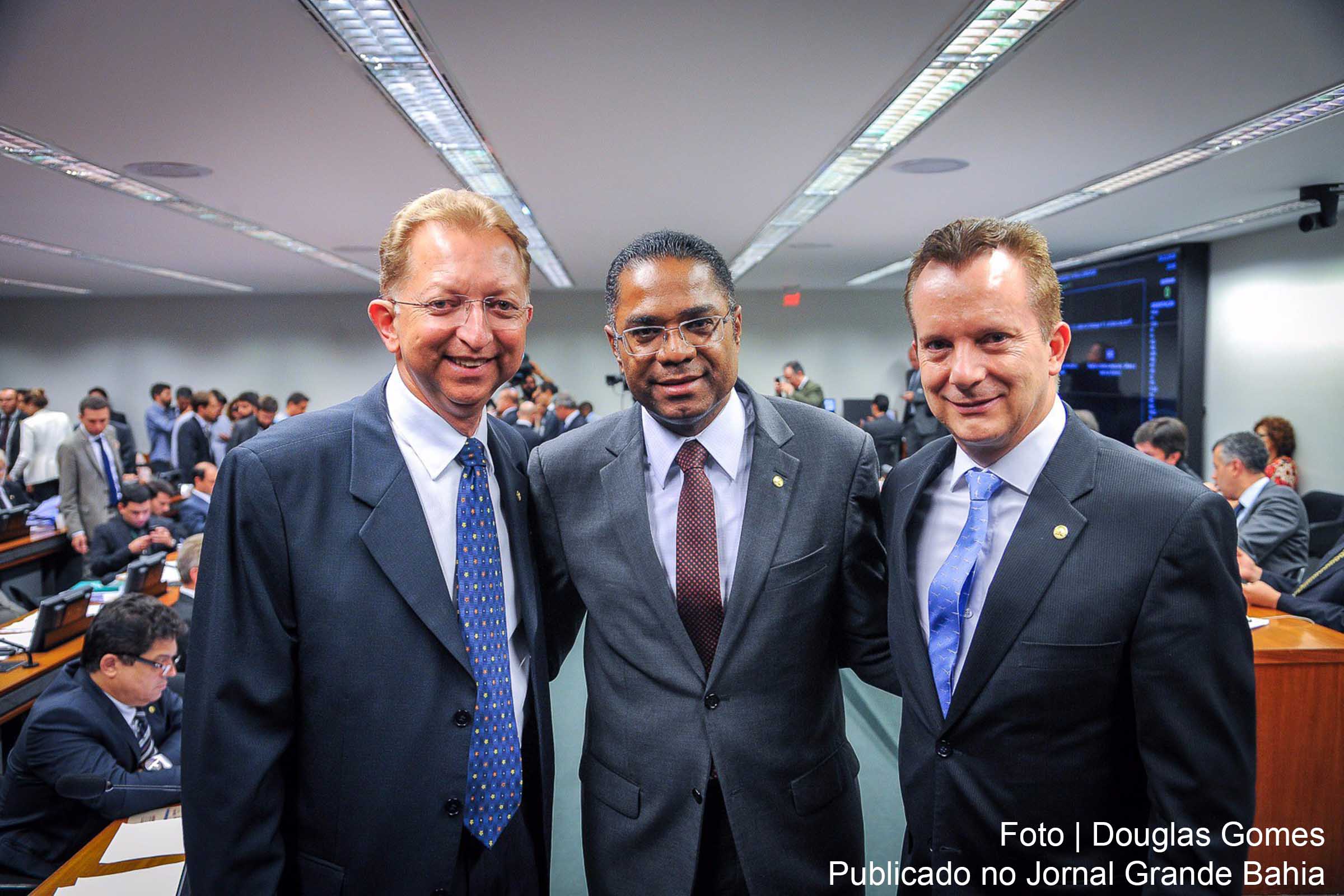 Deputados João Campos, Márcio Marinho e Celso Russomanno.