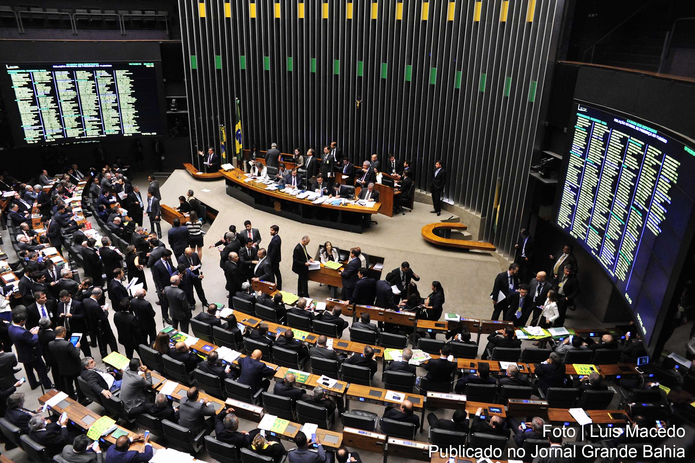Plenário da Câmara dos Deputados.