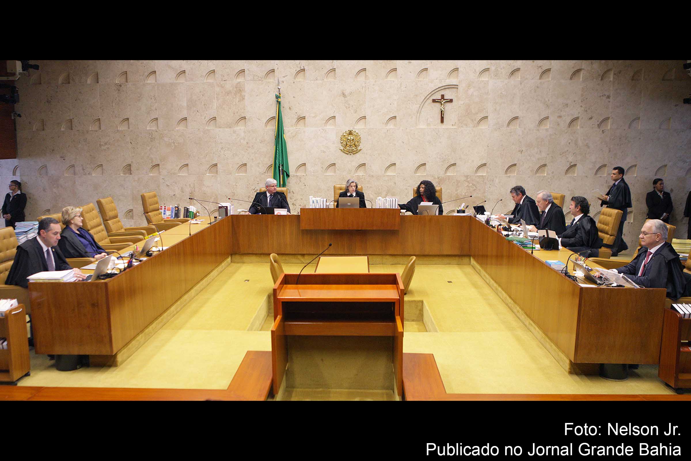 Sessão plenária do STF.