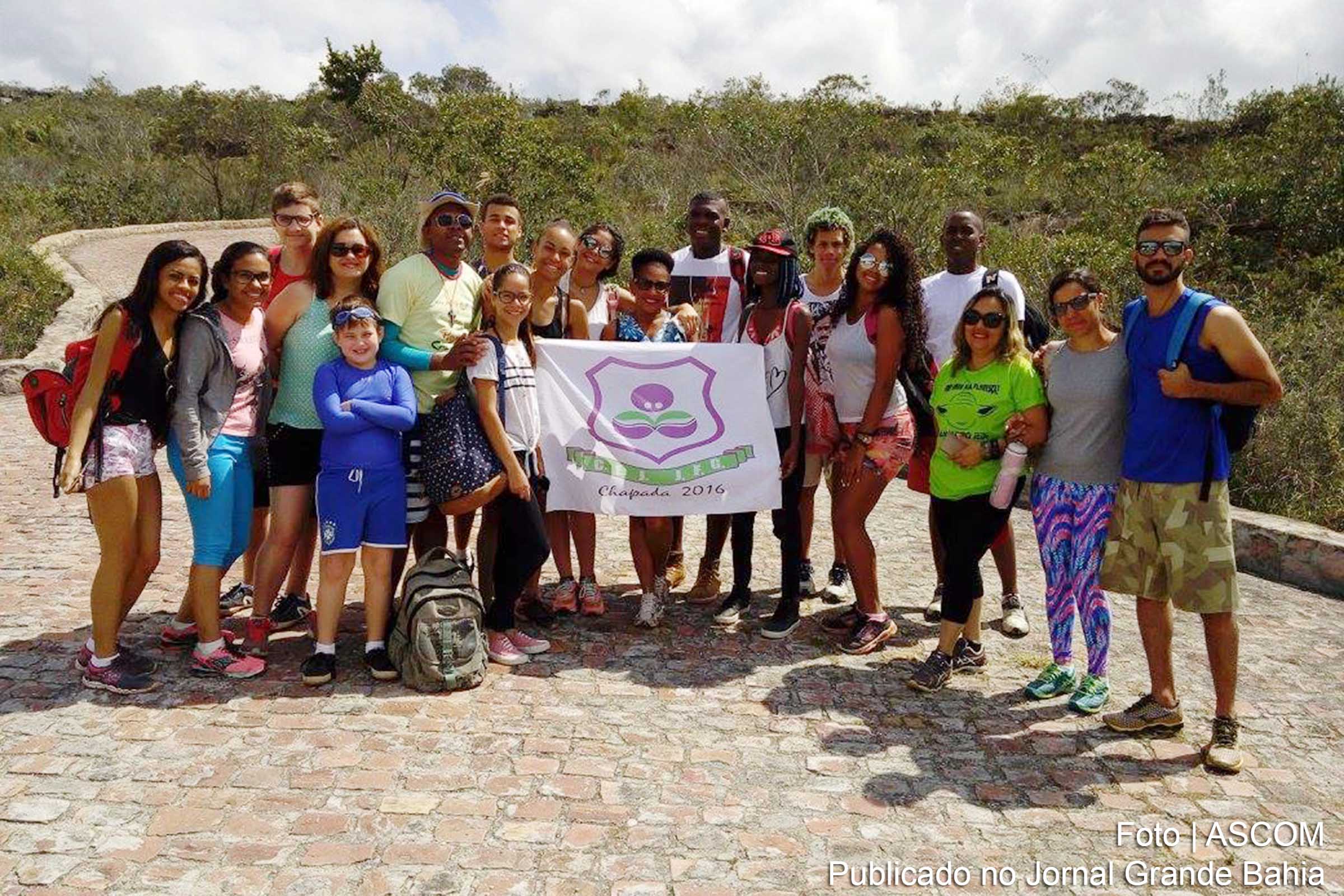 Estudantes ampliam conhecimento com viagem à Chapada Diamantina.