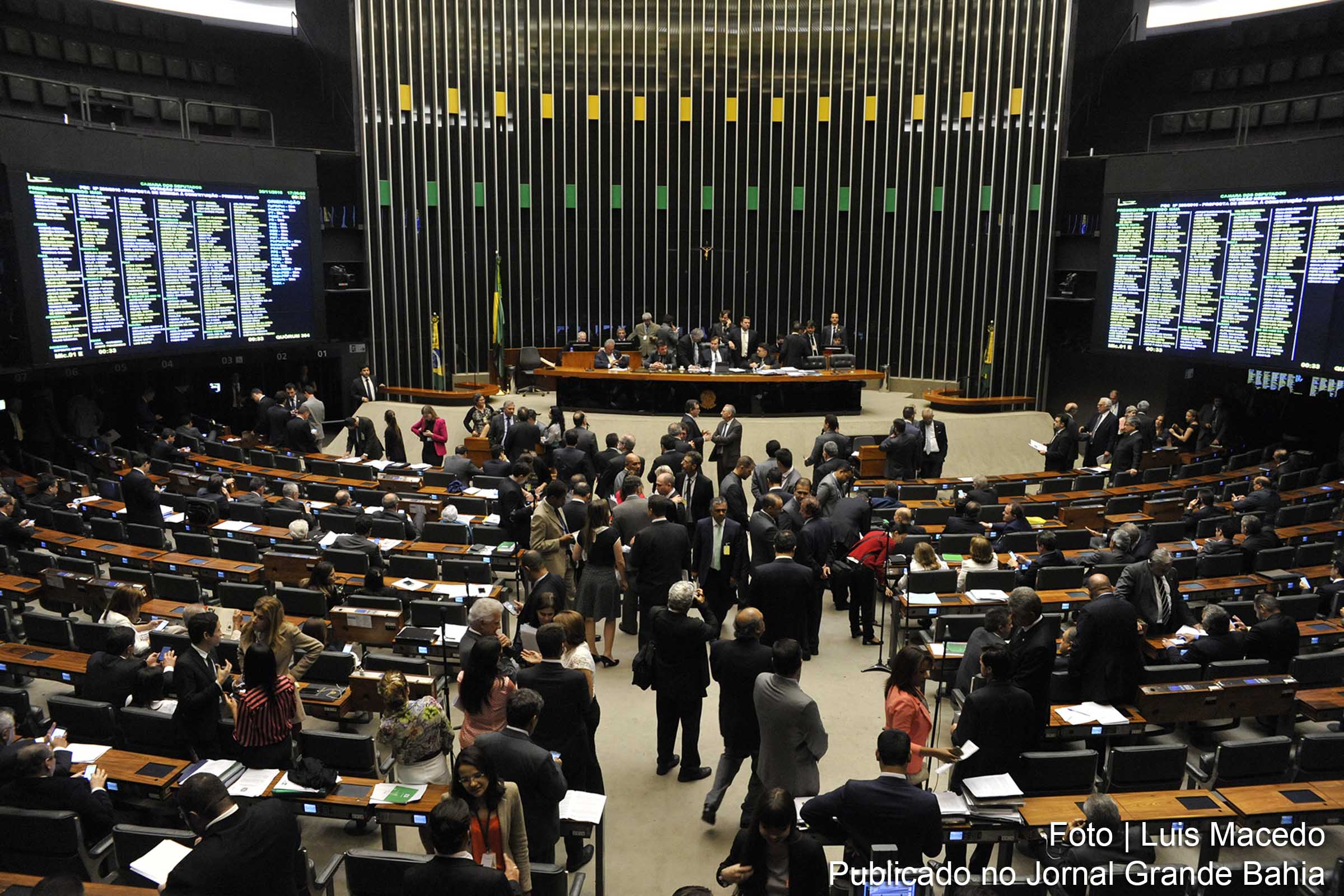 Plenário da Câmara dos Deputados.