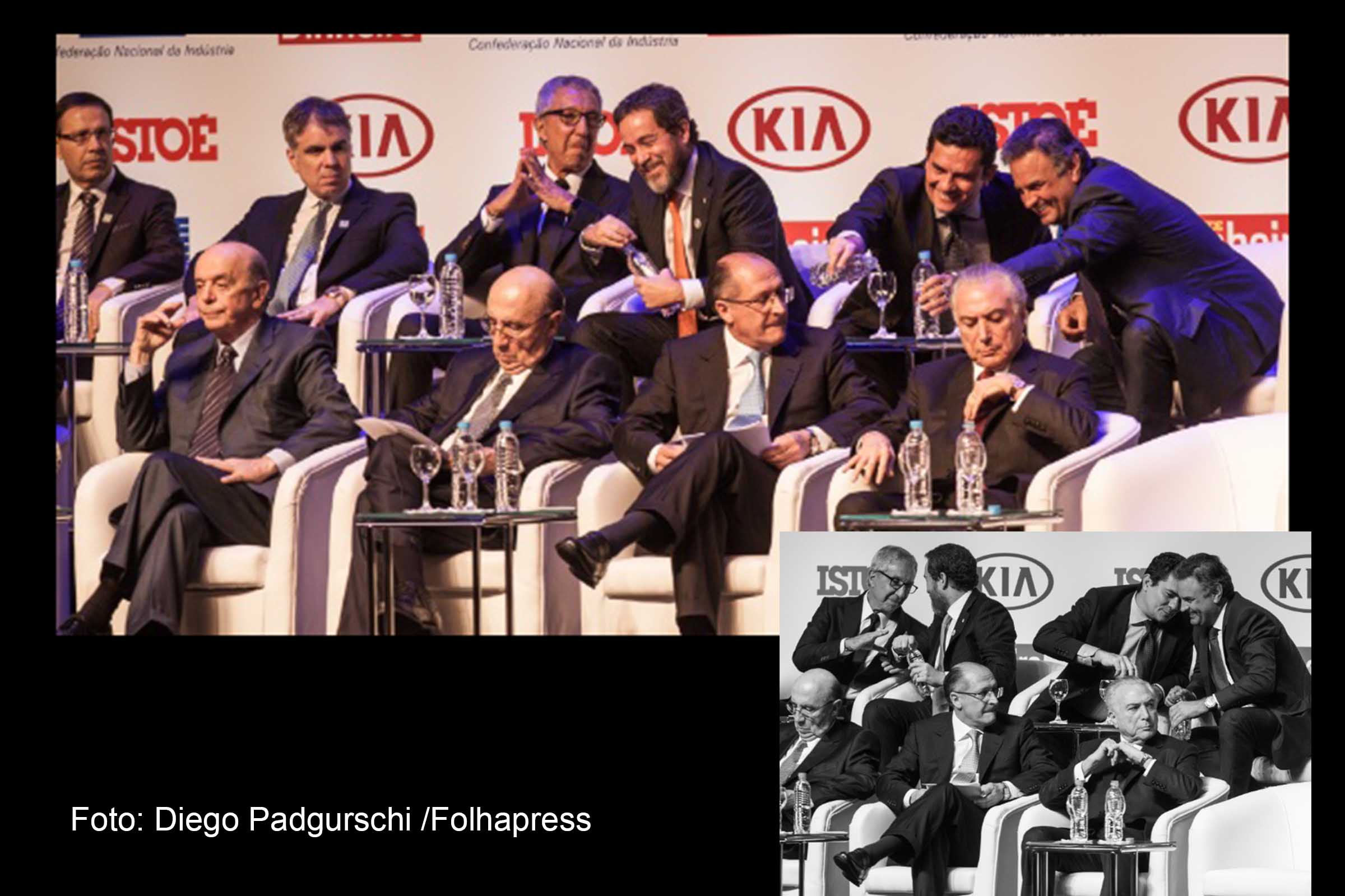 Juiz Sérgio Moro e senador Aécio Neves (PSDB). Algo em comum os une, e vai muito além da Lava Jato.