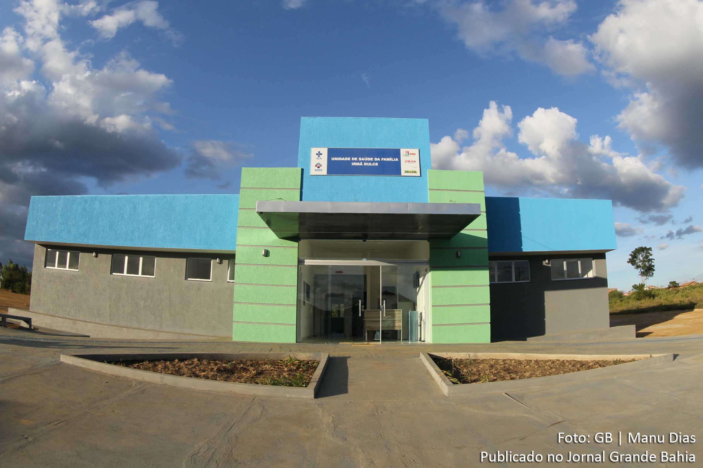 Unidade Básica de Saúde Irmã Dulce no município de Maracás. Governo Rui Costa modernizou infraestrutura da saúde em vários municípios.
