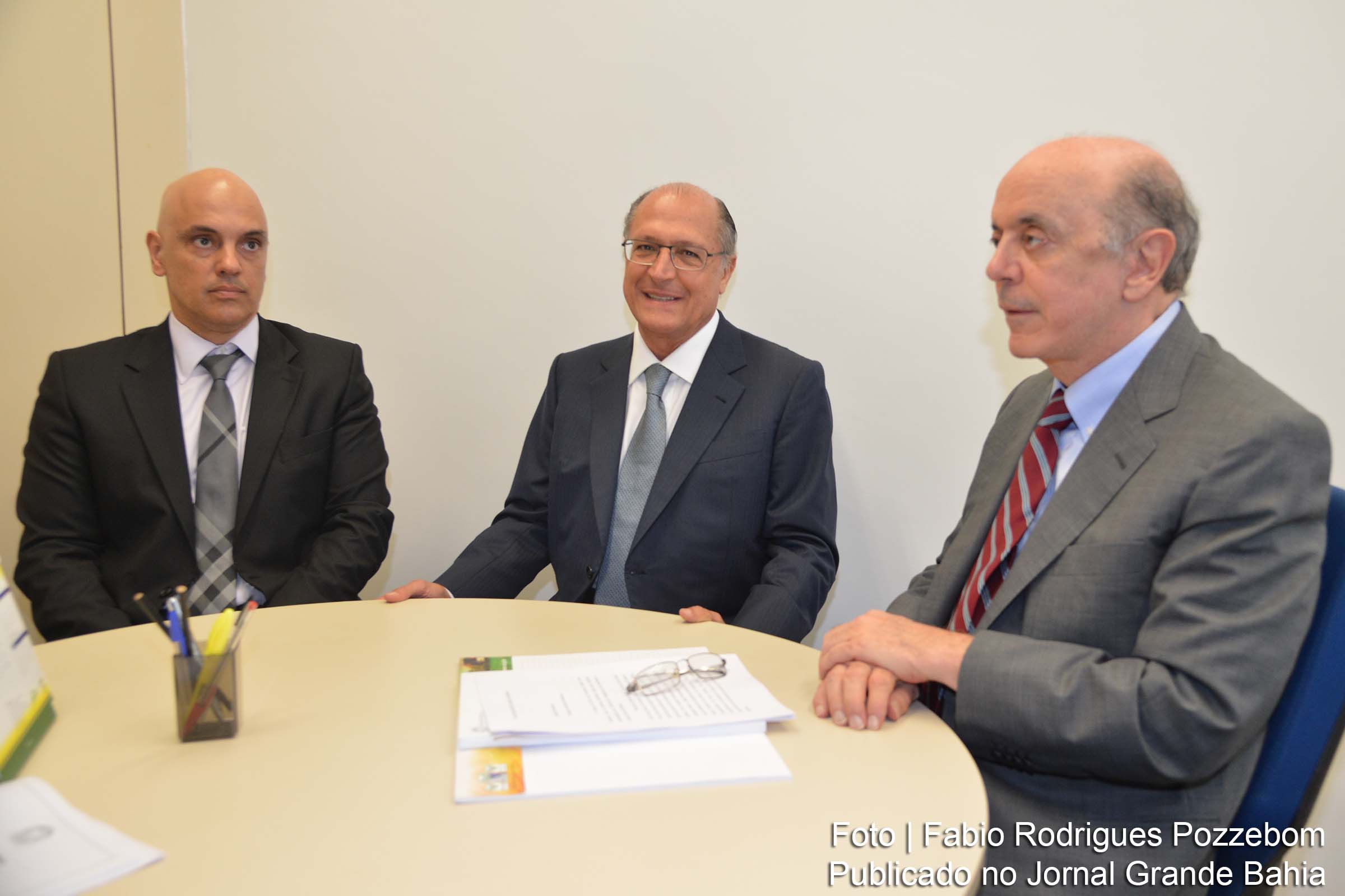 Alexandre Moraes, Geraldo Alckim e José Serra, unidade política do PSDB vai contar com membro no STF.