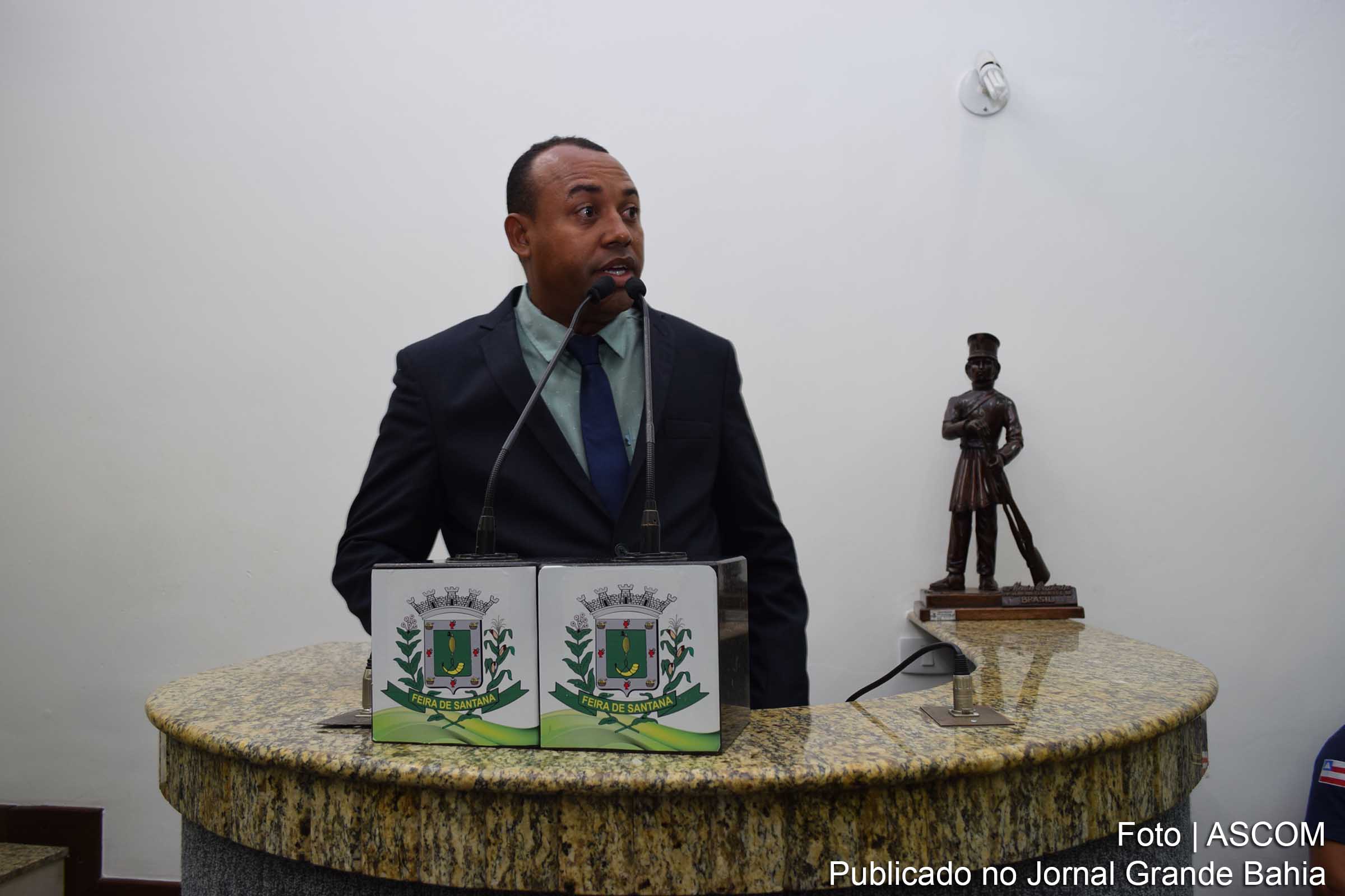 Fabiano Nascimento de Souza (Fabiano da Van, PPS) defende interesse da comunidade do Distrito de Humildes.