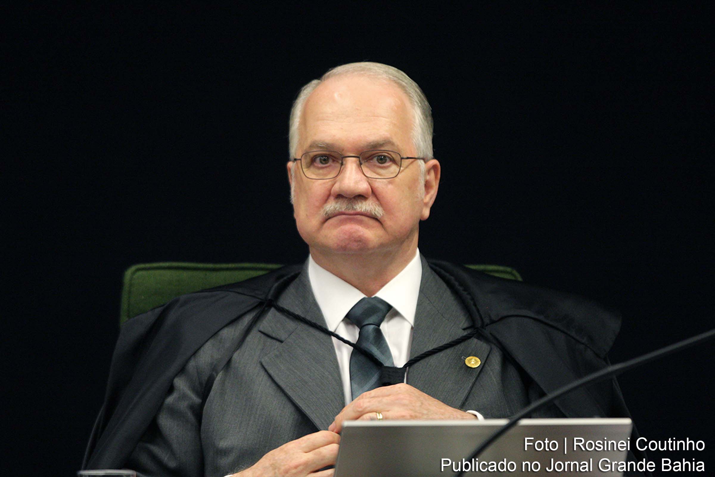 Ministro Edson Fachin durante sessão da 2ª turma do STF.