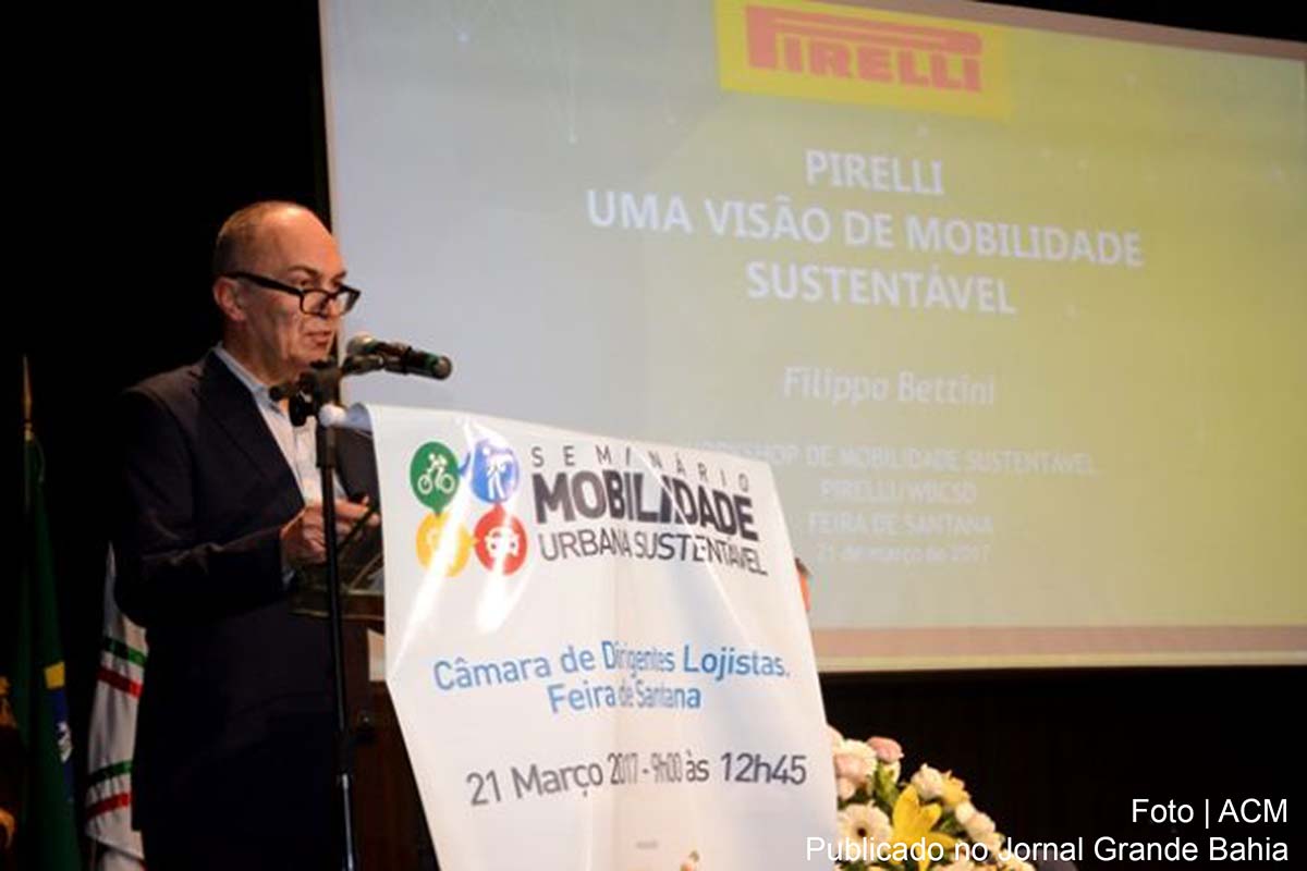 Fillippo Bettini foi um dos palestrantes do Seminário realizado em Feira de Santana.