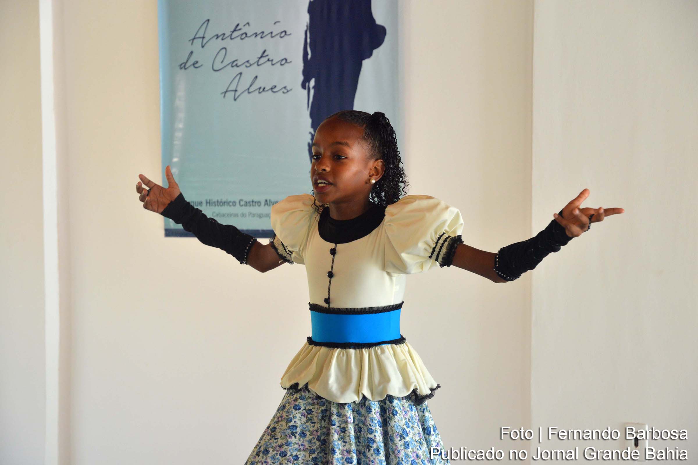 Heloísa Santos, segundo lugar infantil.