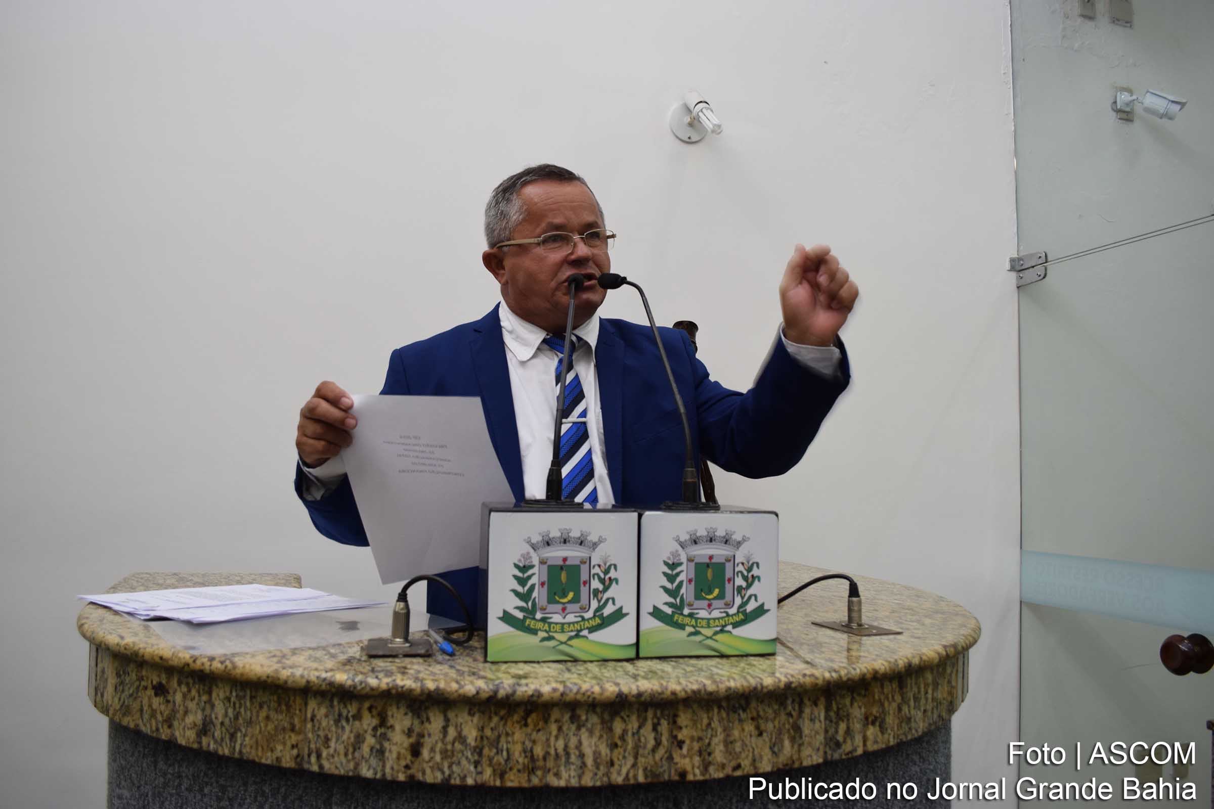 Vereador cobra colocação de lâmpadas de LED em Feira de Santana