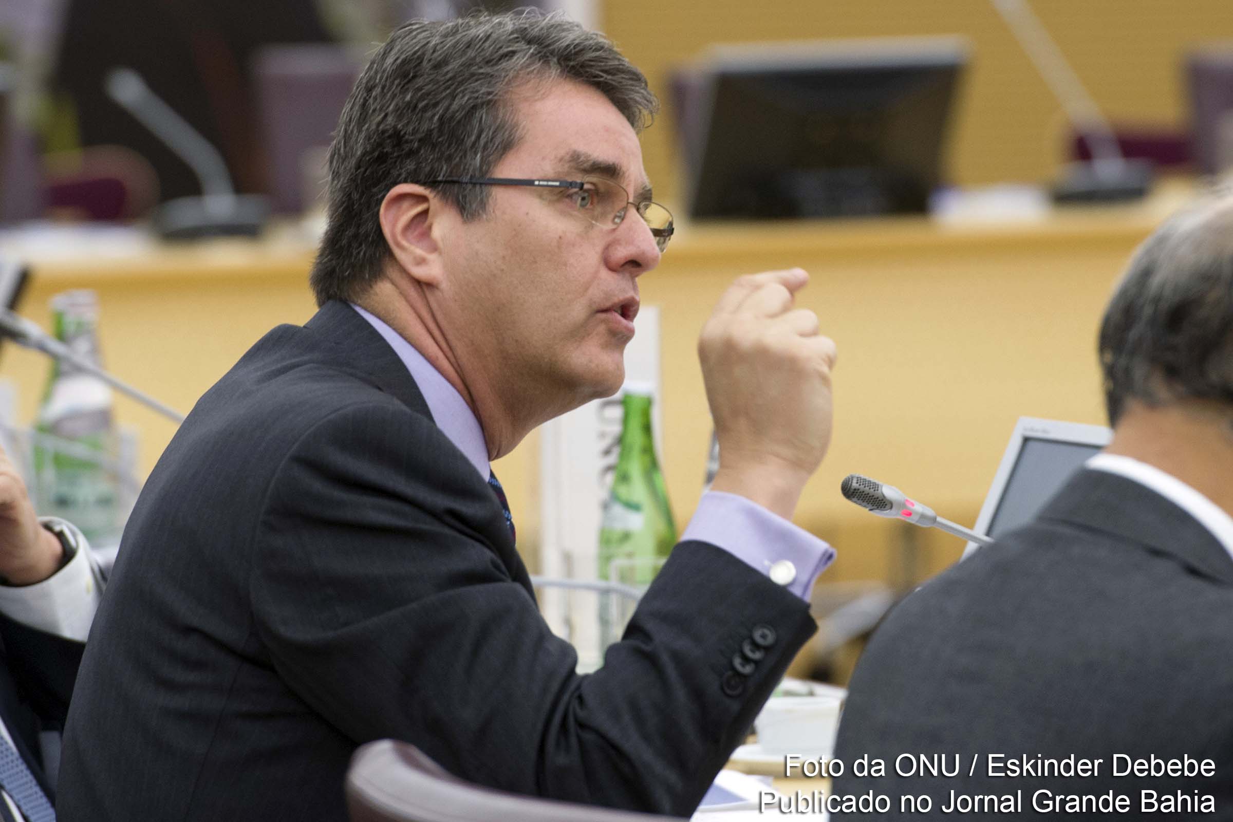 O diretor-geral da Organização Mundial do Comércio (OMC), Roberto Azevêdo, quer que os benefícios do comércio mundial atinjam o maior número de pessoas possível.