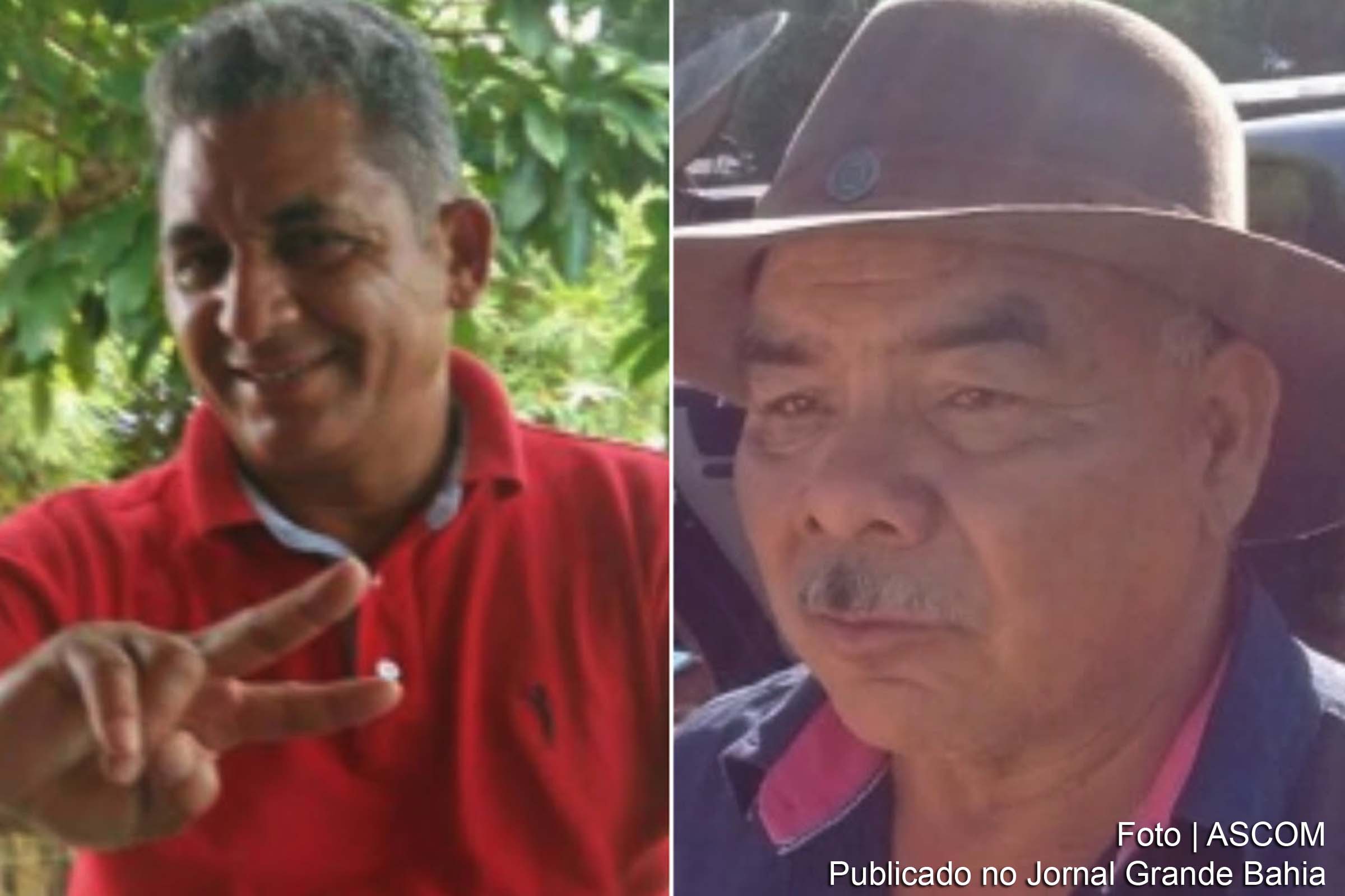 Waldomiro Costa Pereira (à esquerda) e Antonio Mig Claudino foram executados no dia 20 de março.