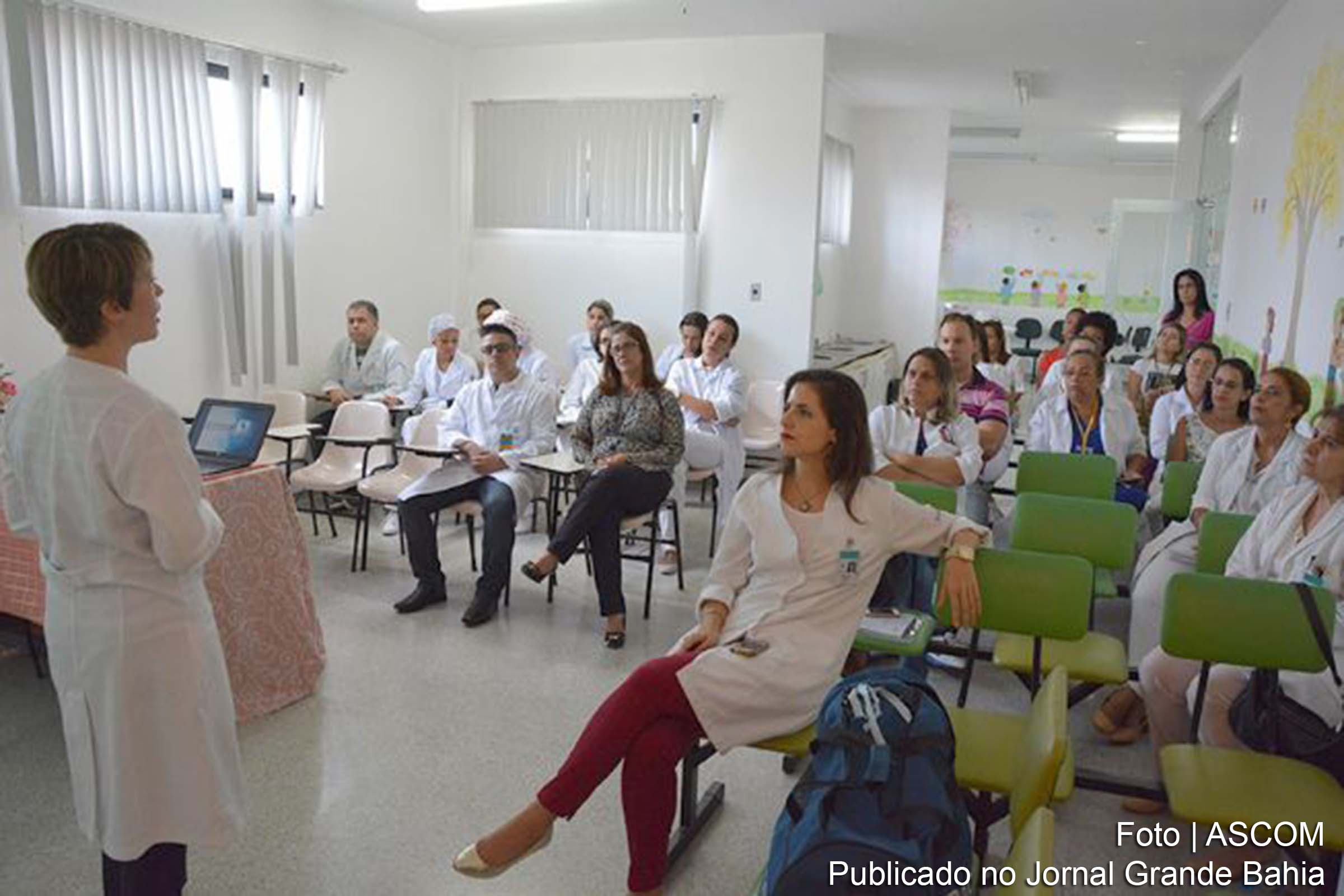 Profissionais do setor da saúde do município de Feira de Santana participam do Programa de Desenvolvimento Organizacional e de Apoio a Gestão e Assistência com Ênfase.