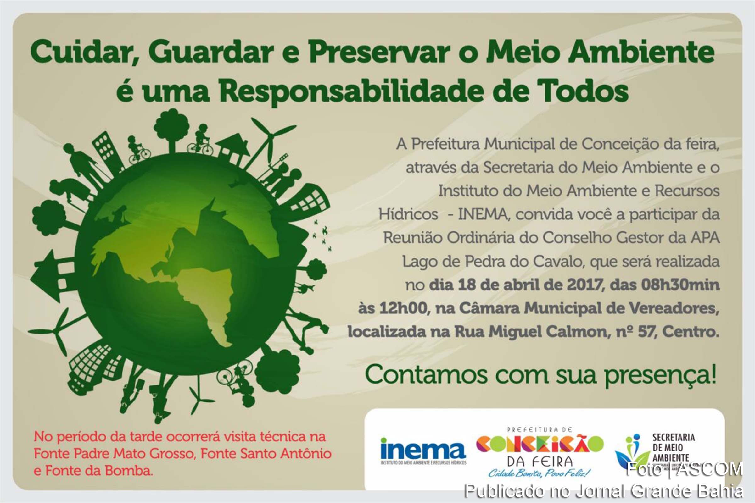 Reunião ordinário do Conselho Gestor da Área de Proteção Ambiental (APA) do Lago de Pedra do Cavalo ocorreu em Conceição da Feira.