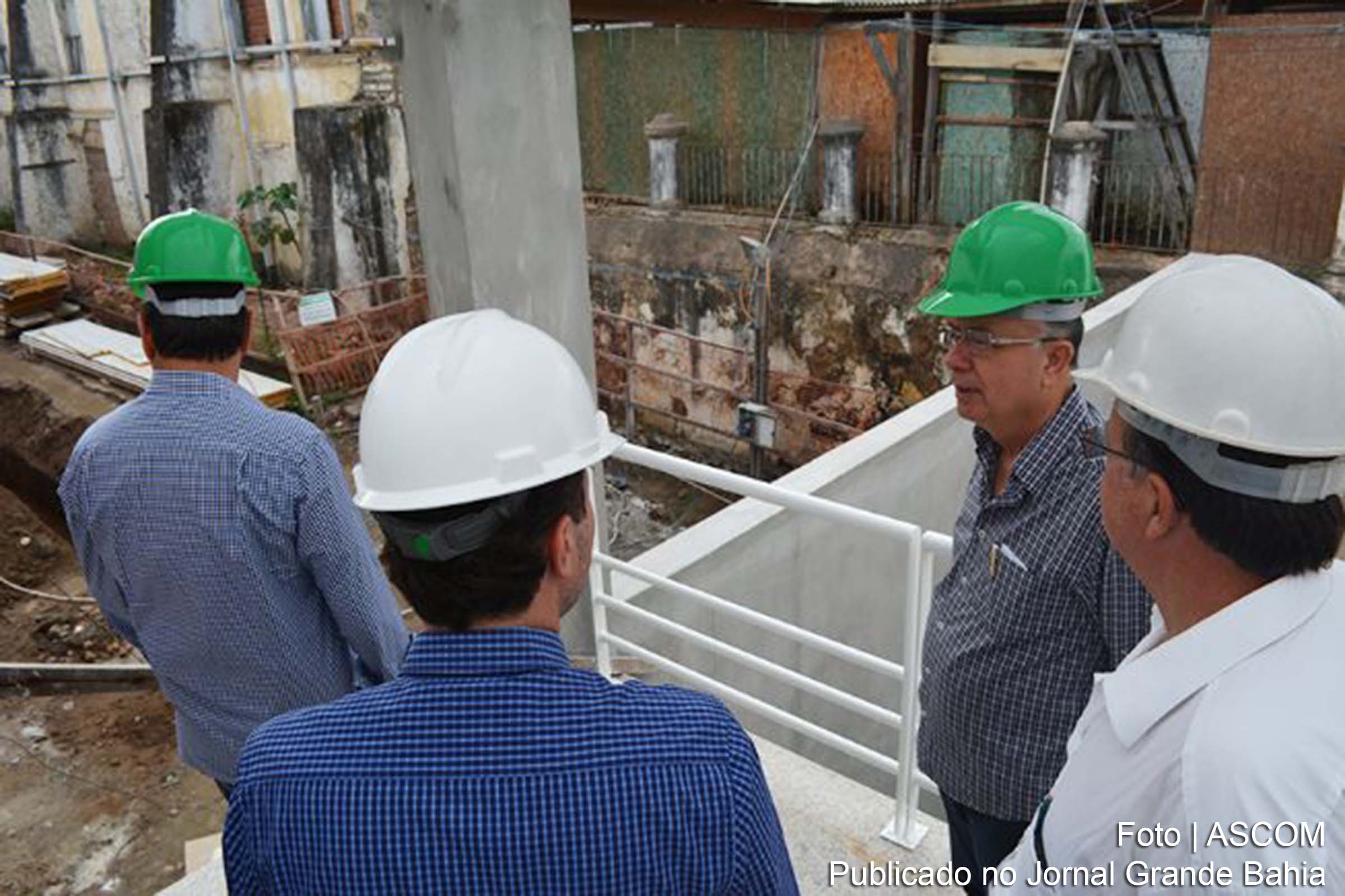 Prefeito José Ronaldo visita obras do Centro de Atividades do SESC de Feira de Santana.
