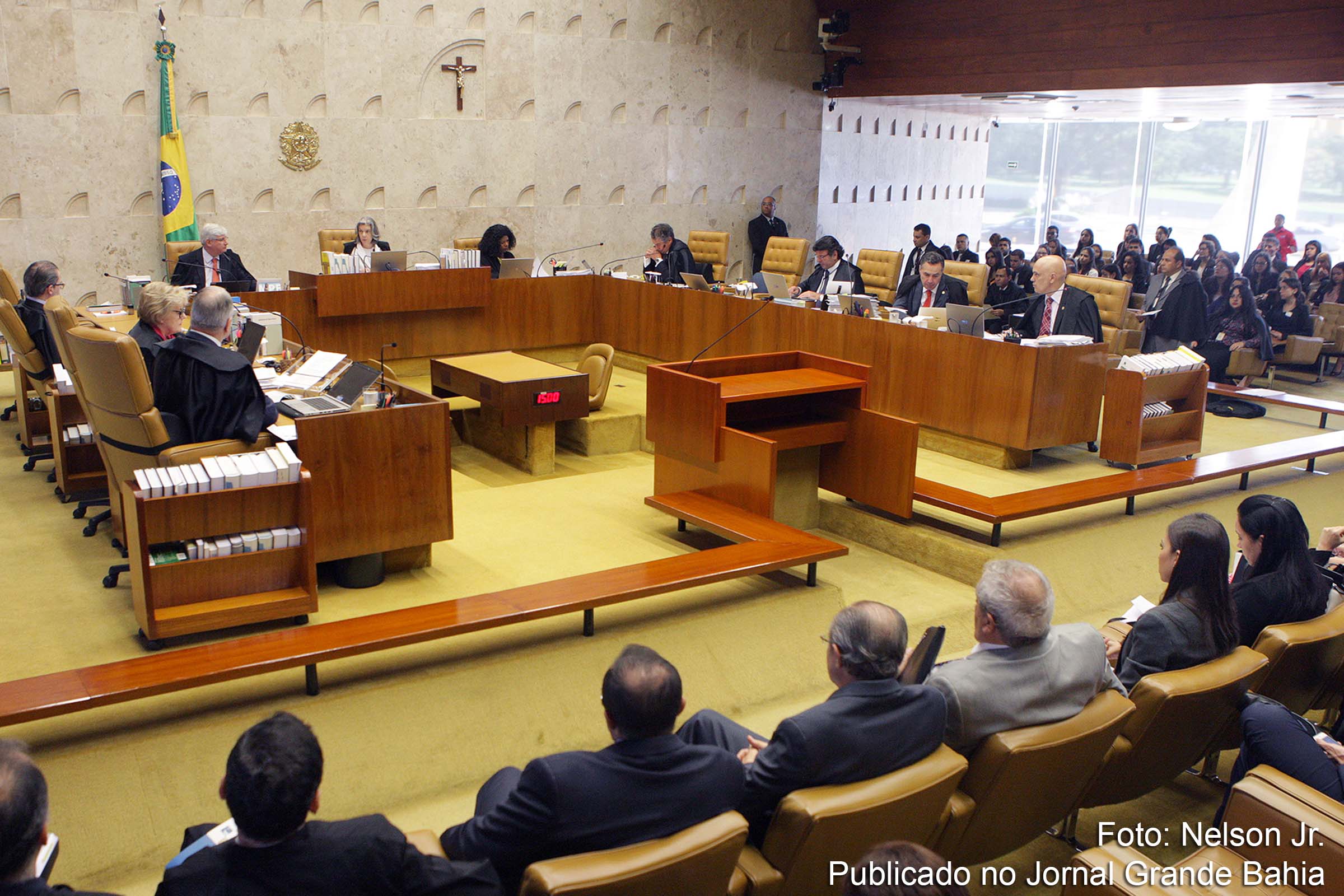 Sessão plenária do STF.