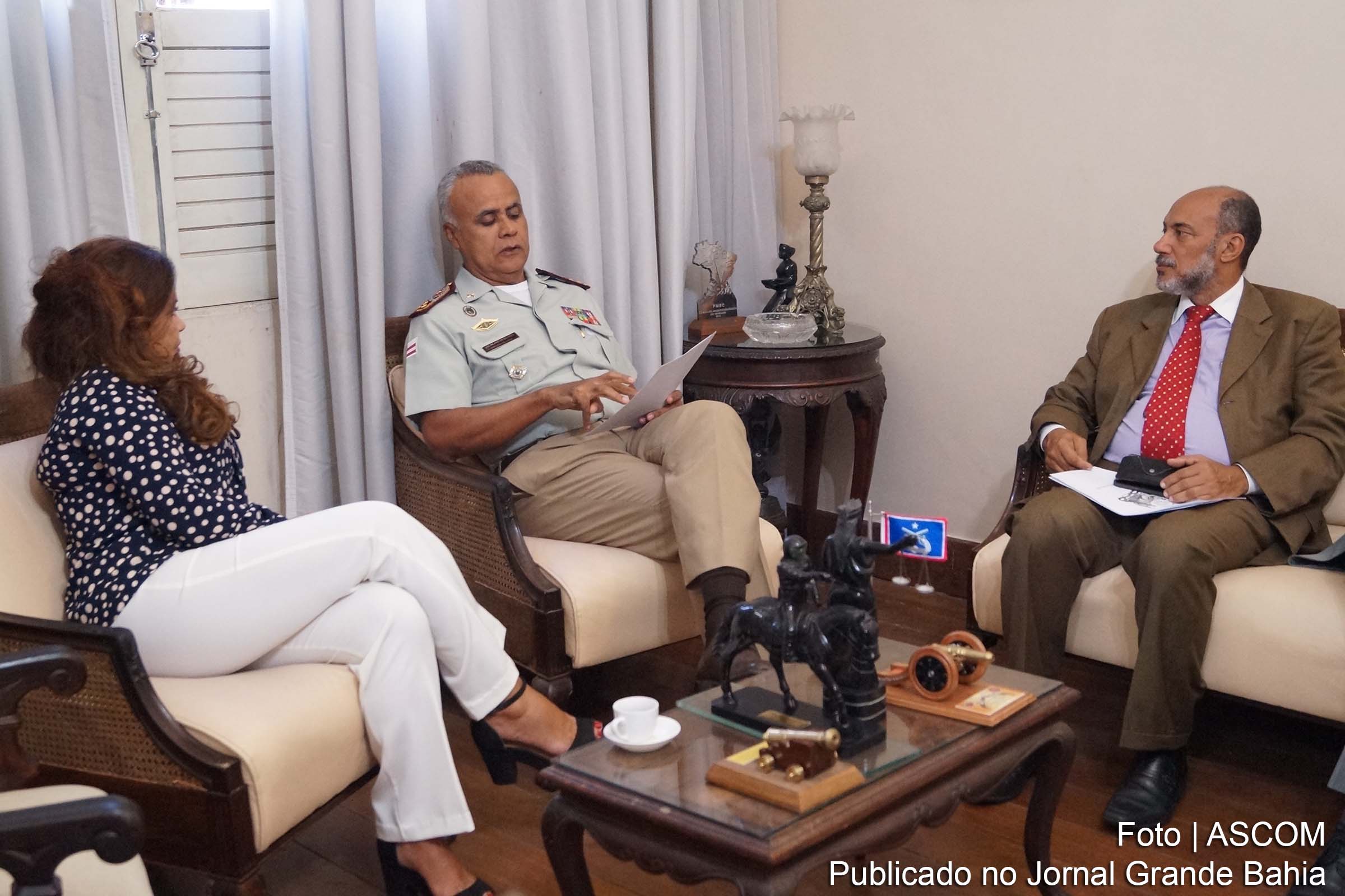 Coronel Anselmo Brandão e o deputado estadual Bira Corôa.