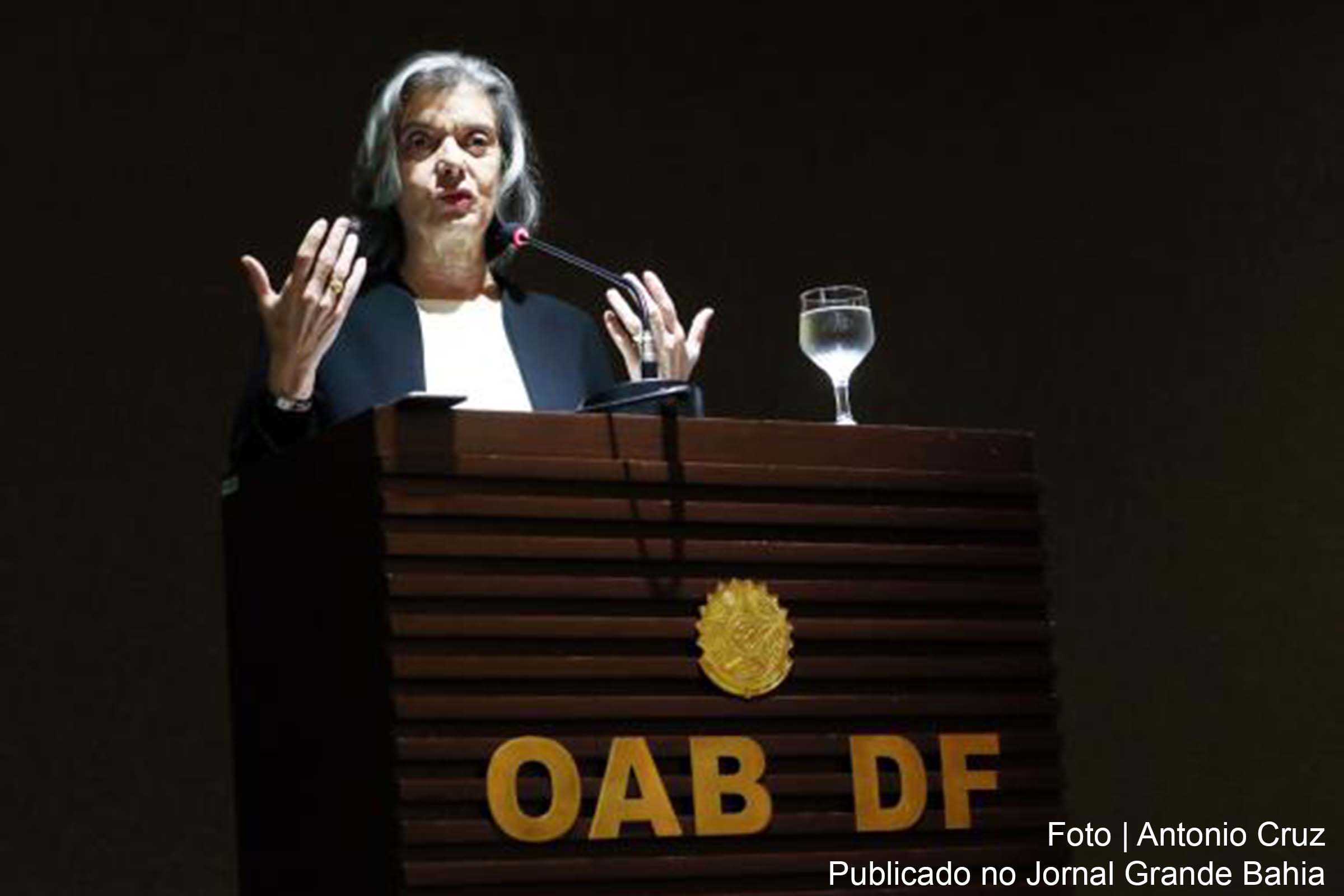 Cármen Lúcia, presidente do Supremo Tribunal Federal.