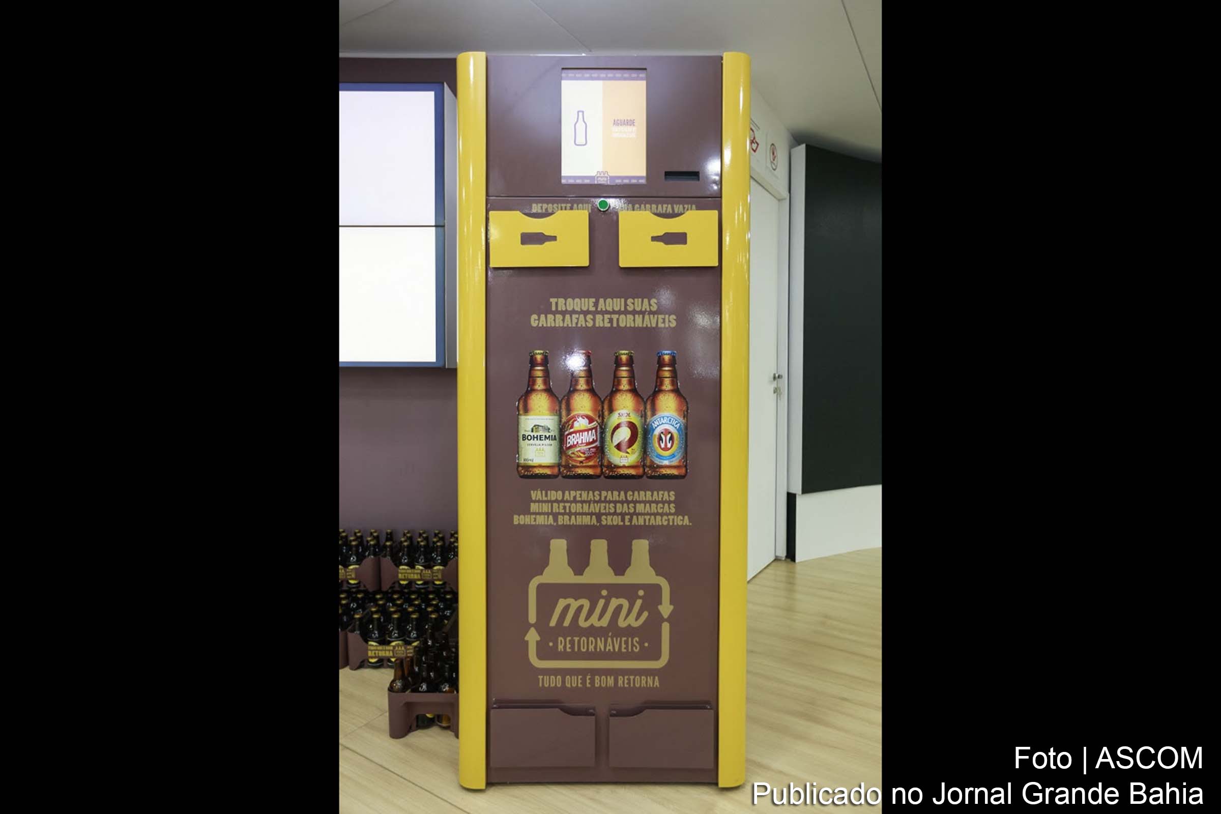 Cervejaria Ambev investe R$ 1,5 milhão para facilitar troca de garrafas retornáveis