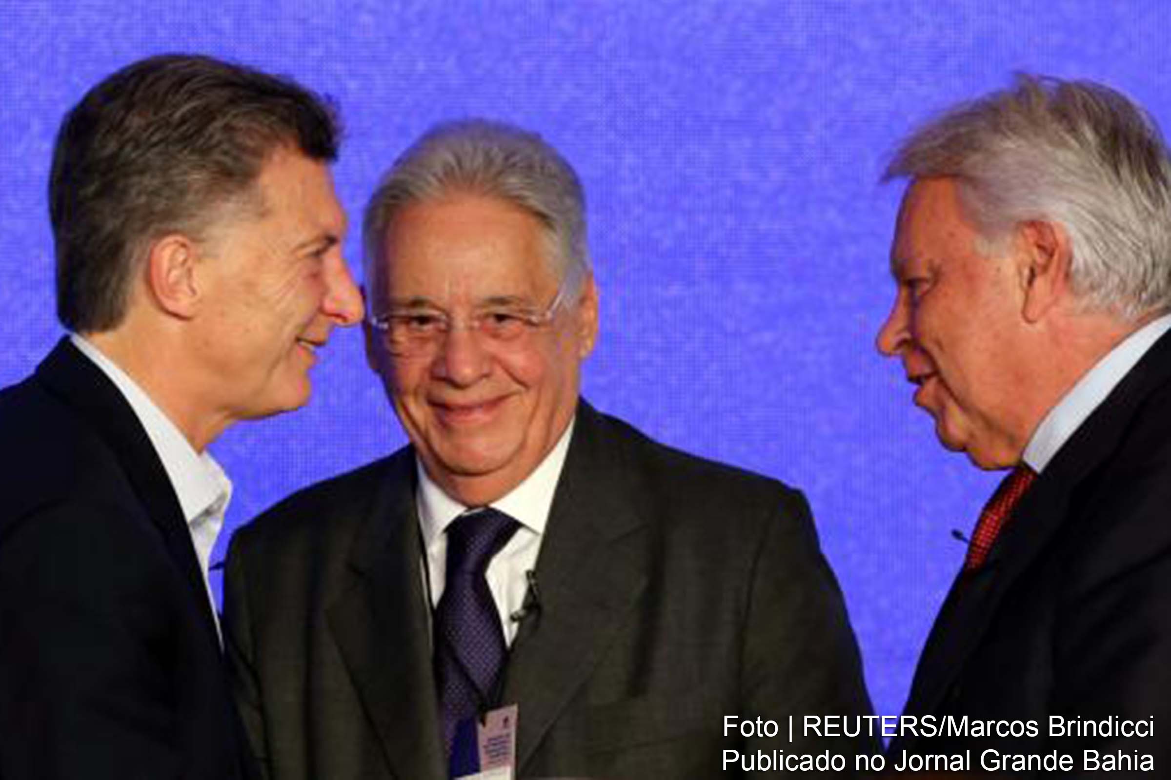 O ex-presidente Fernando Henrique Cardoso participa em Buenos Aires da reunião anual do Círculo de Montevidéu.