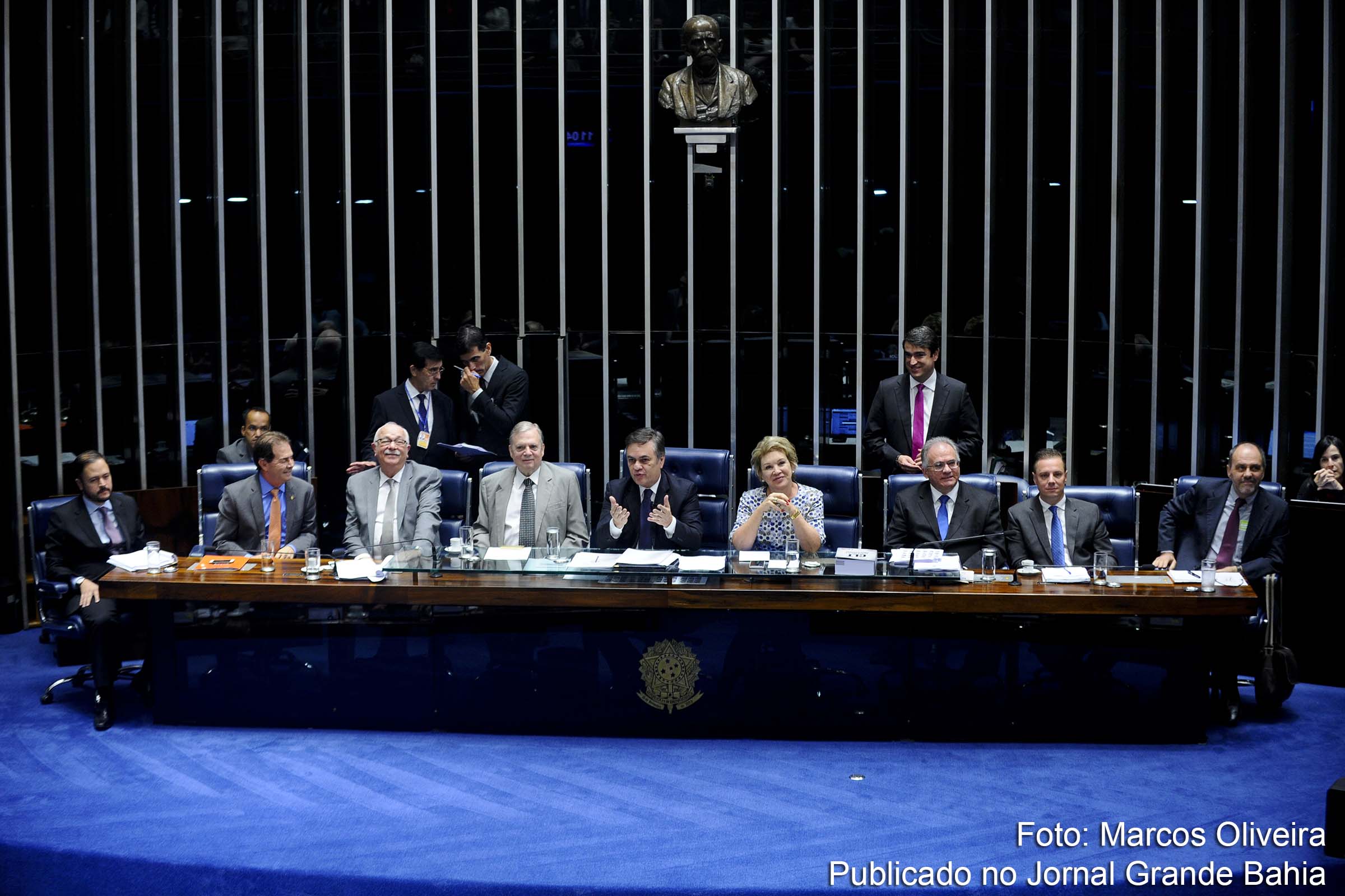Plenário do Senado Federal durante sessão da Reforma Trabalhista.