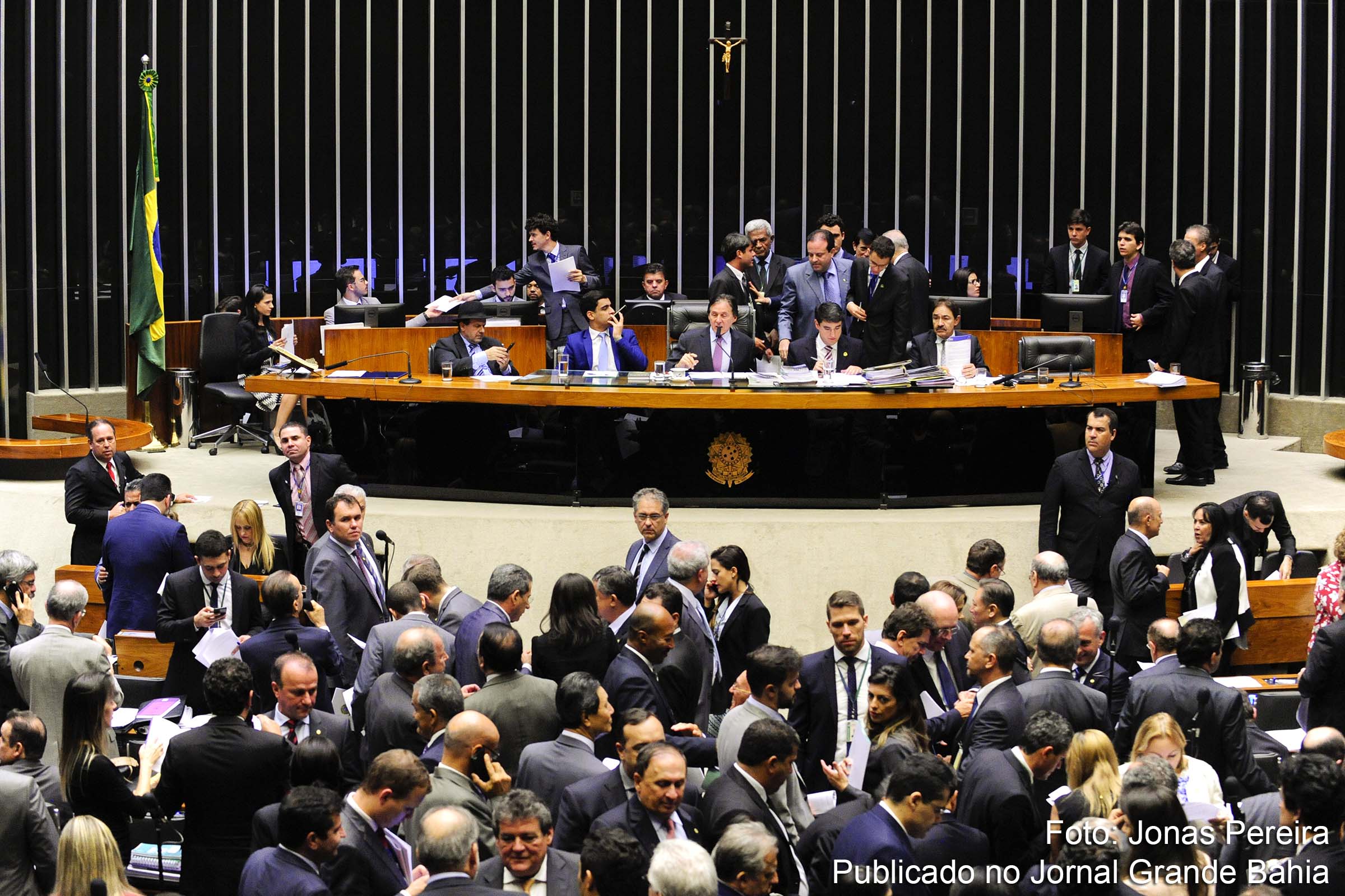 Sessão deliberativa do Congresso Nacional.