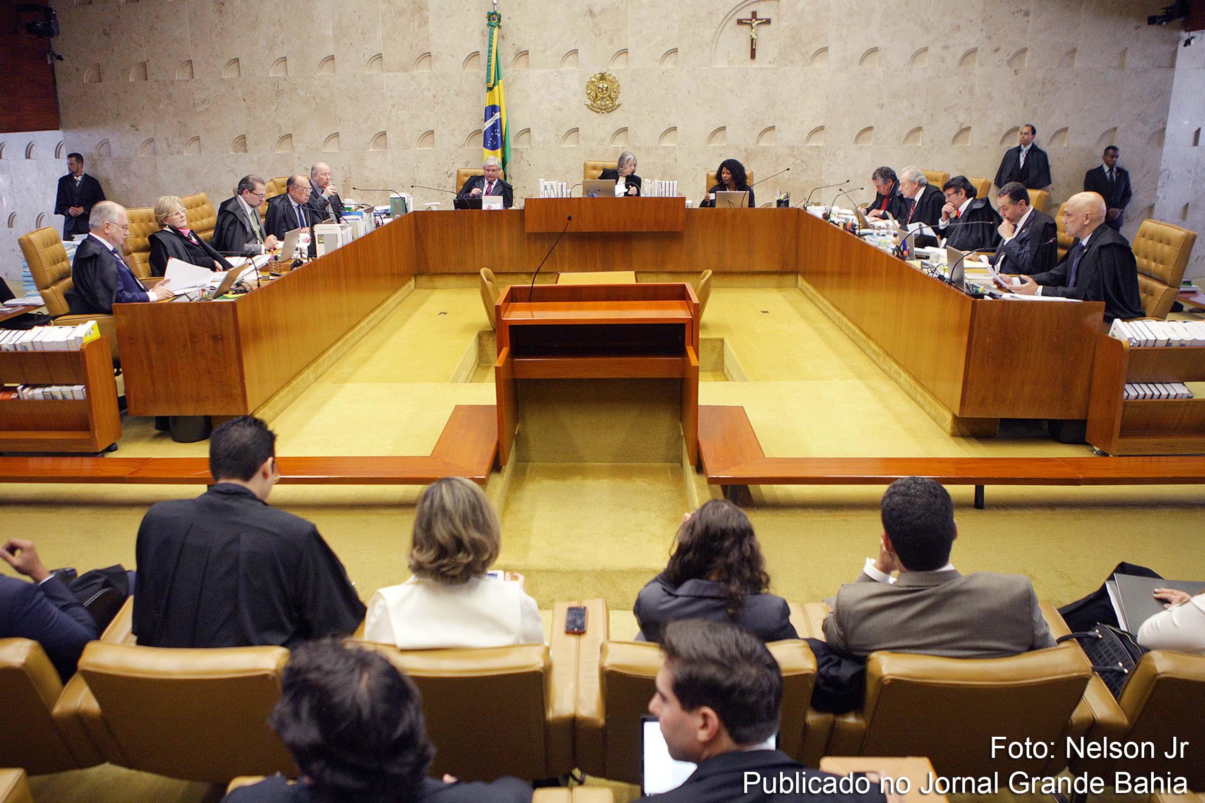 Sessão plenária do STF.