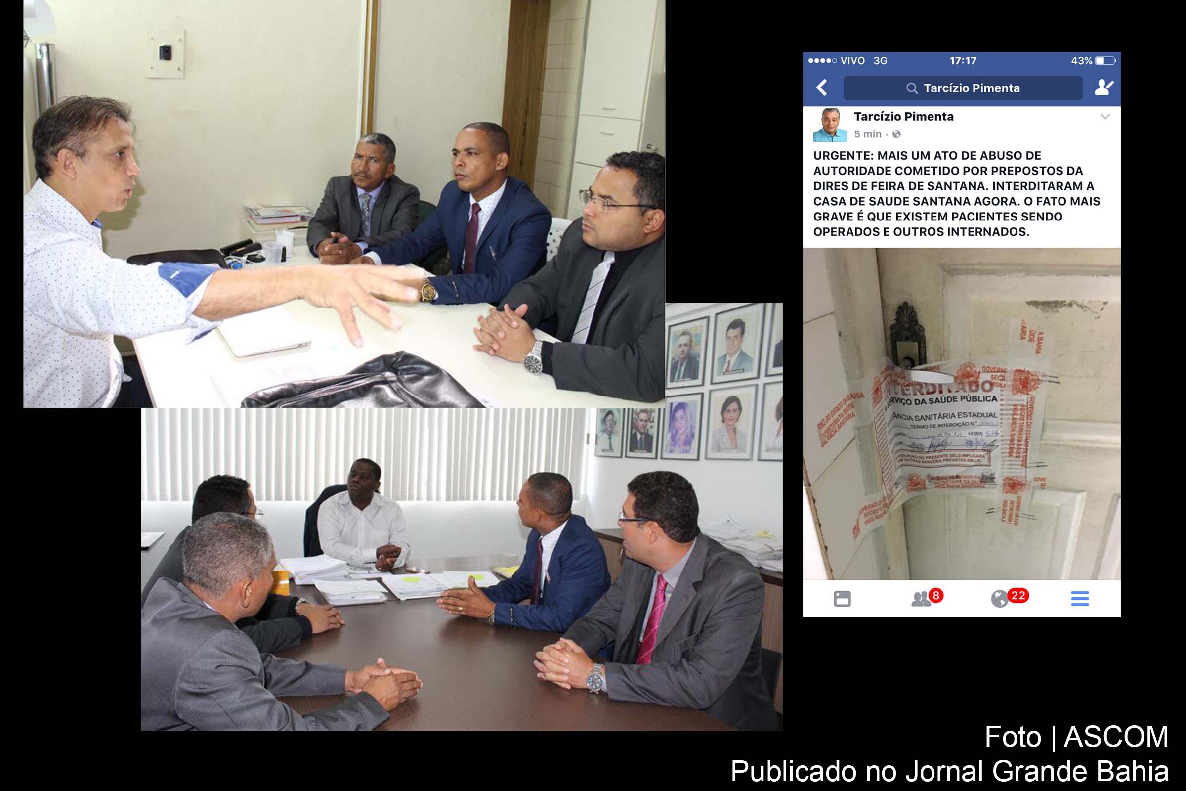 Vigilância Sanitária Estadual interdita Hospital Casa de Saúde Santana. Vereadores questionam medida administrativa.